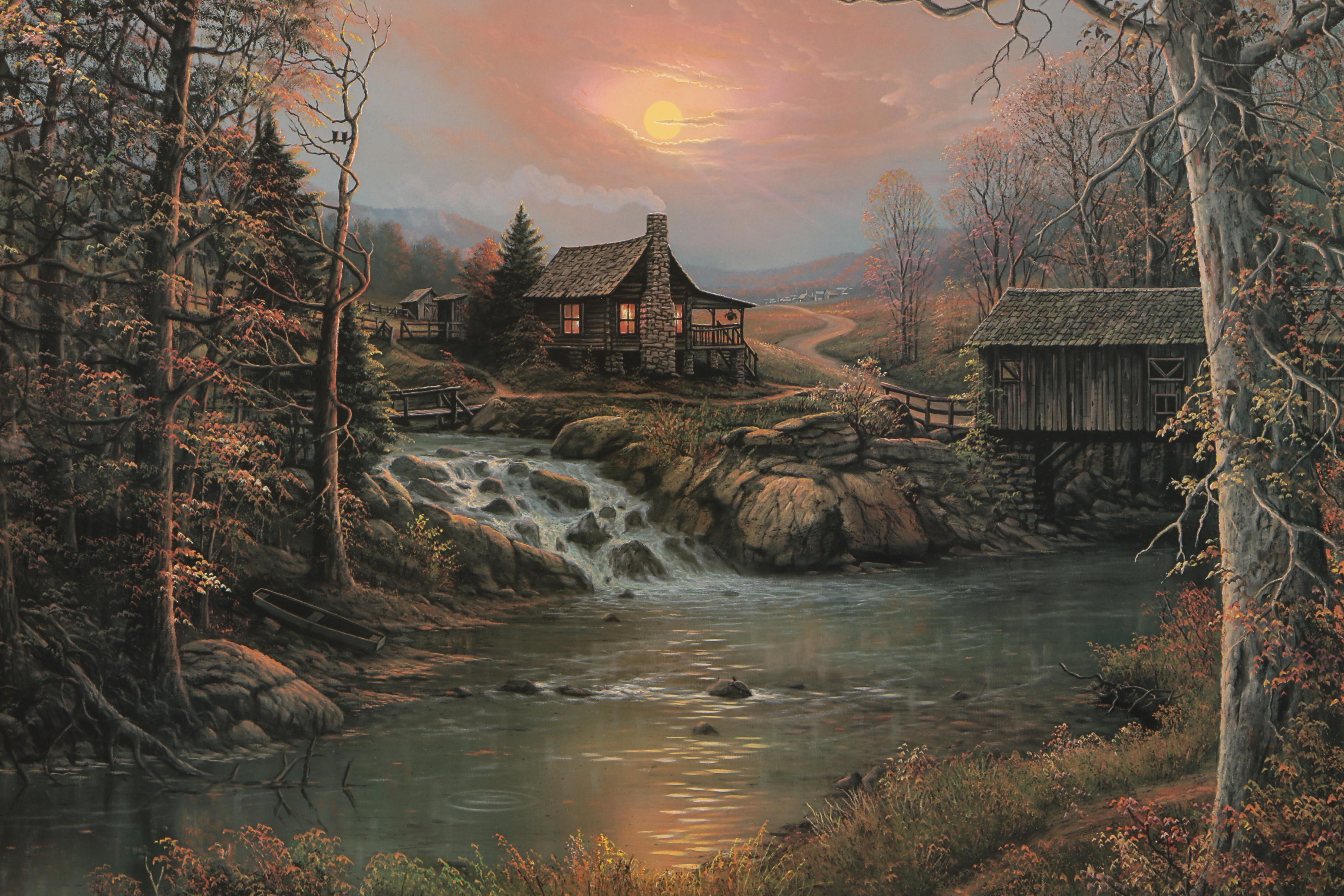 Jesse Barnes Limited Edition Offset Lithograph "Indian Summer" EBTH