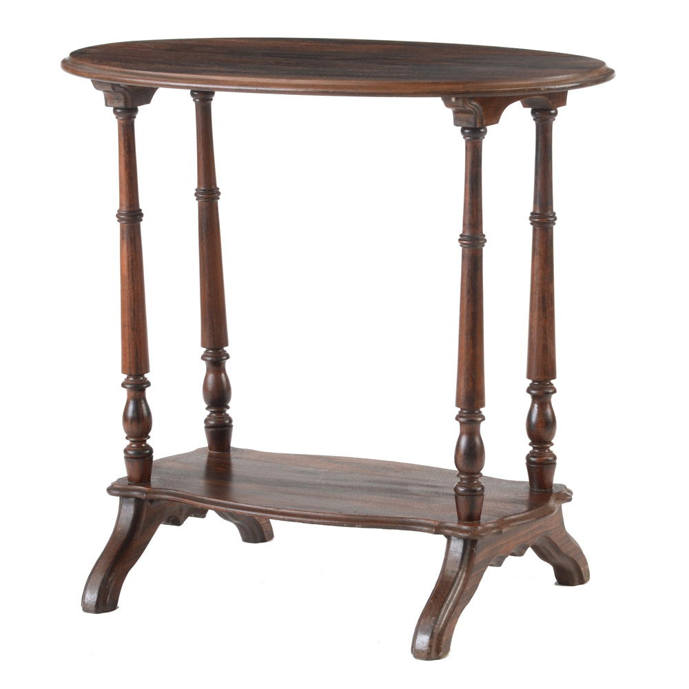Rosewood Grained Victorian Side Table EBTH
