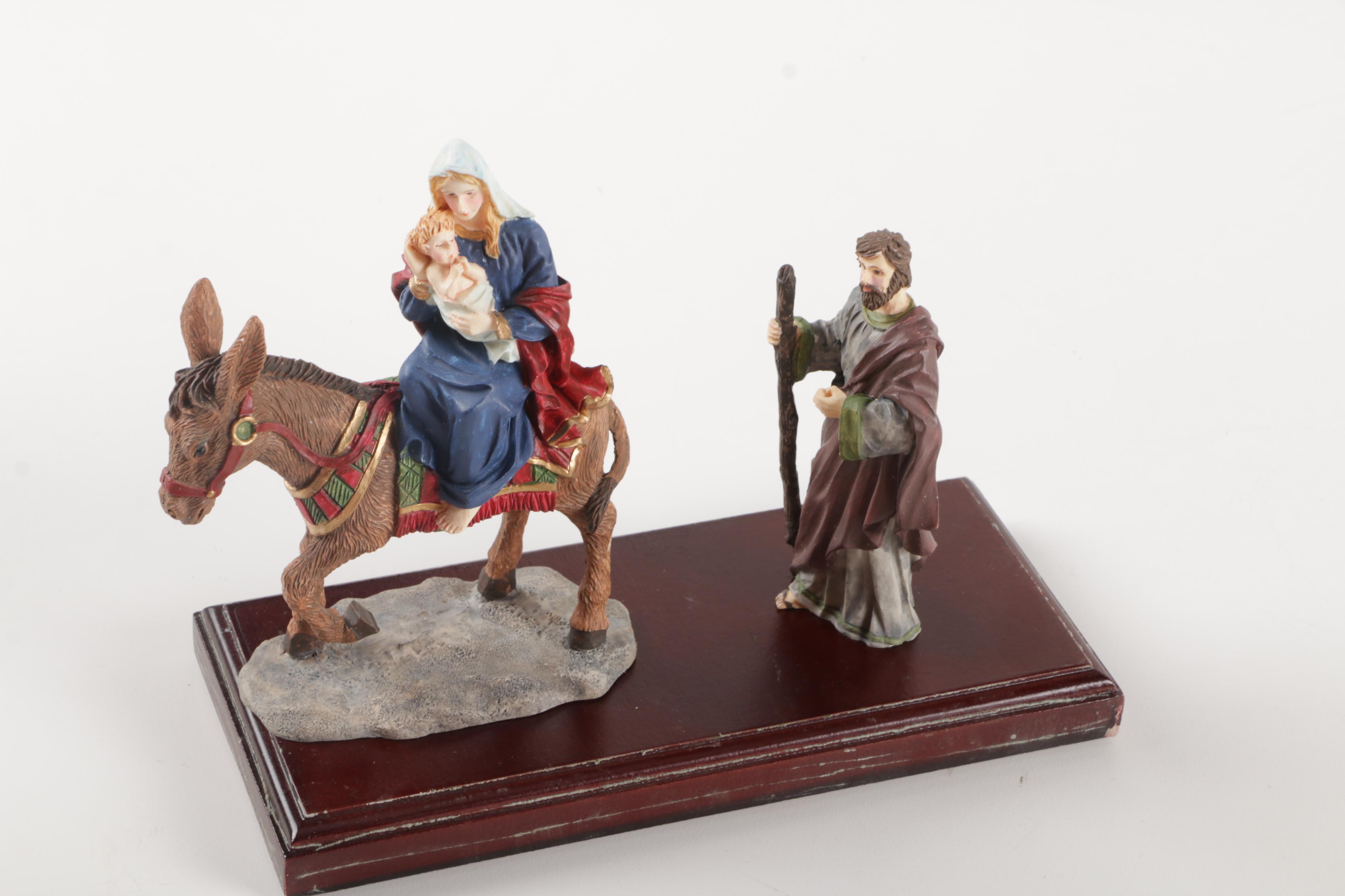 Fontanini Roman "Nativity" And Biblical Figurines | EBTH