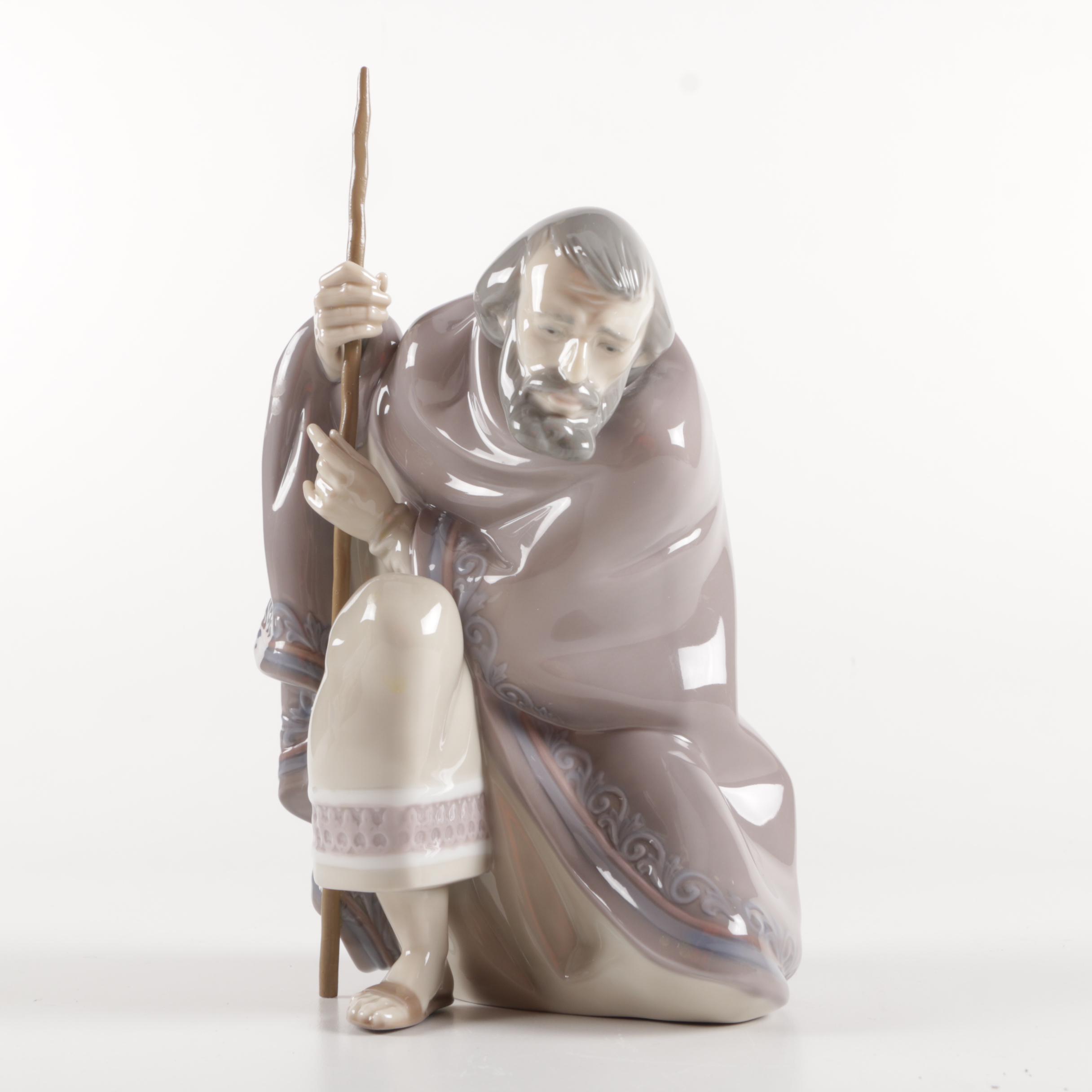 1988 Lladró "Saint Joseph" Porcelain Figurine EBTH