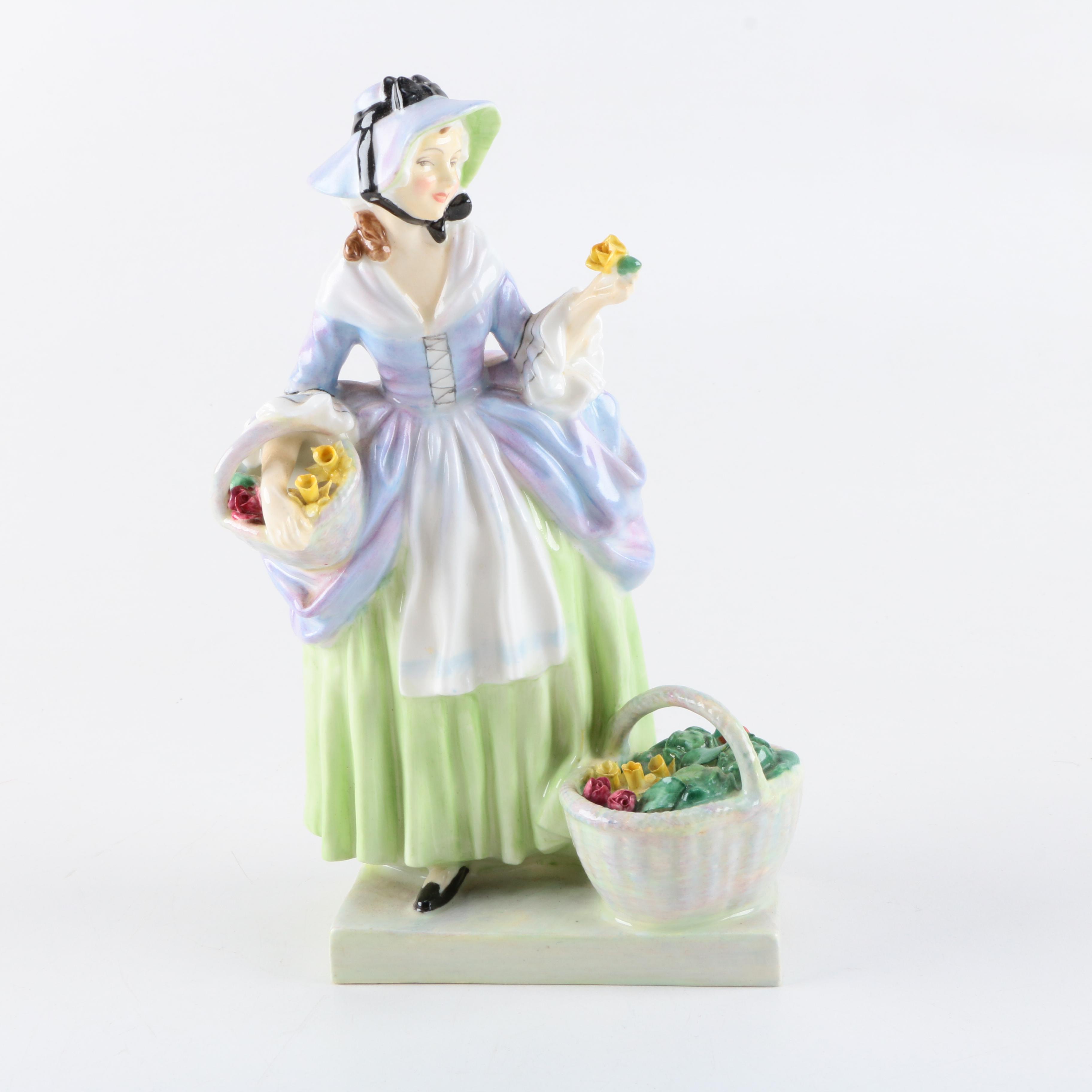 Royal Doulton "Spring Flowers" Figurine EBTH