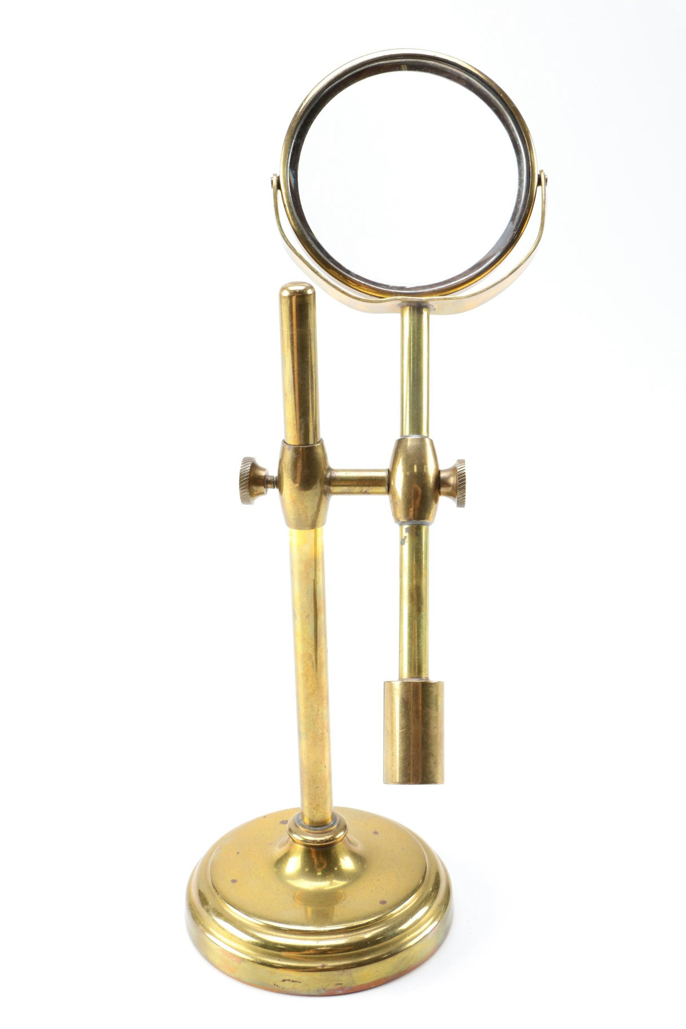 Vintage Brass Magnifying Glass With Stand Ebth