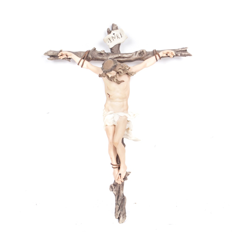 Giuseppe Armani Vintage Limited Edition Capodimonte Crucifix | EBTH