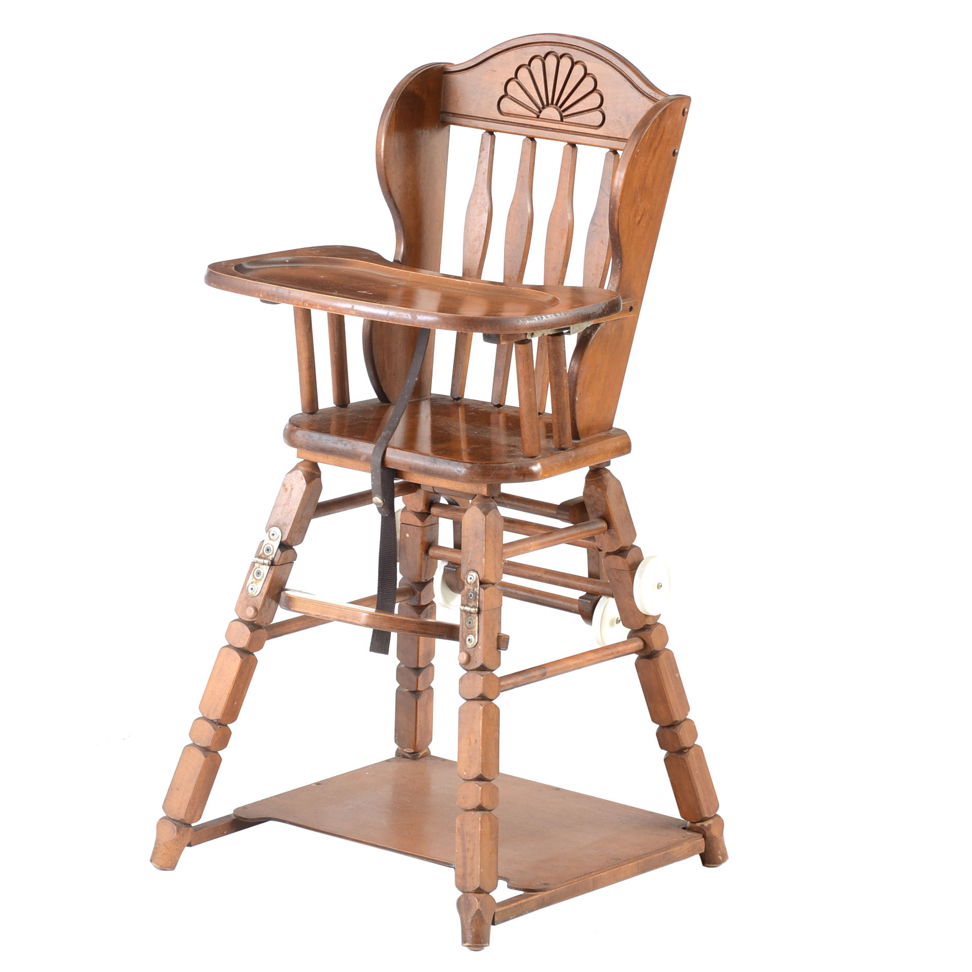 Wood Convertible High Chair And Desk By Child Craft Ebth