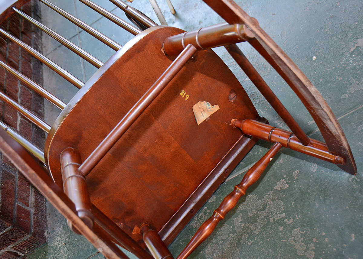 Mahogany Rocking Chair by Tell City Chair Company EBTH