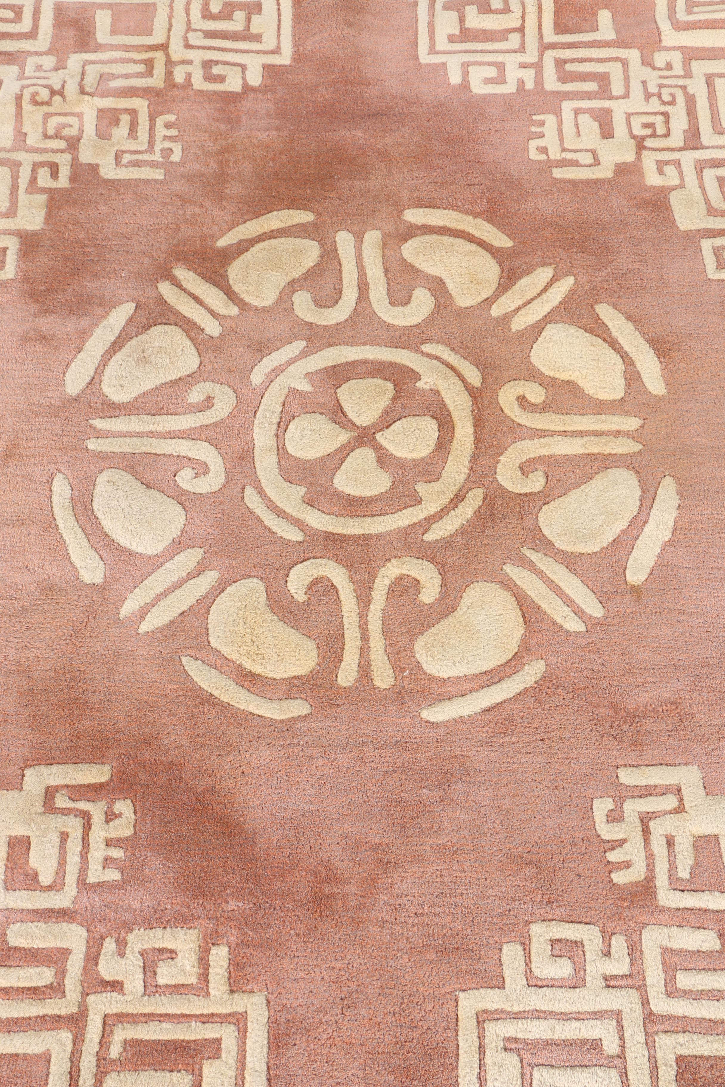 Vintage HandKnotted Tai Ping Chinese Wool Area Rug EBTH