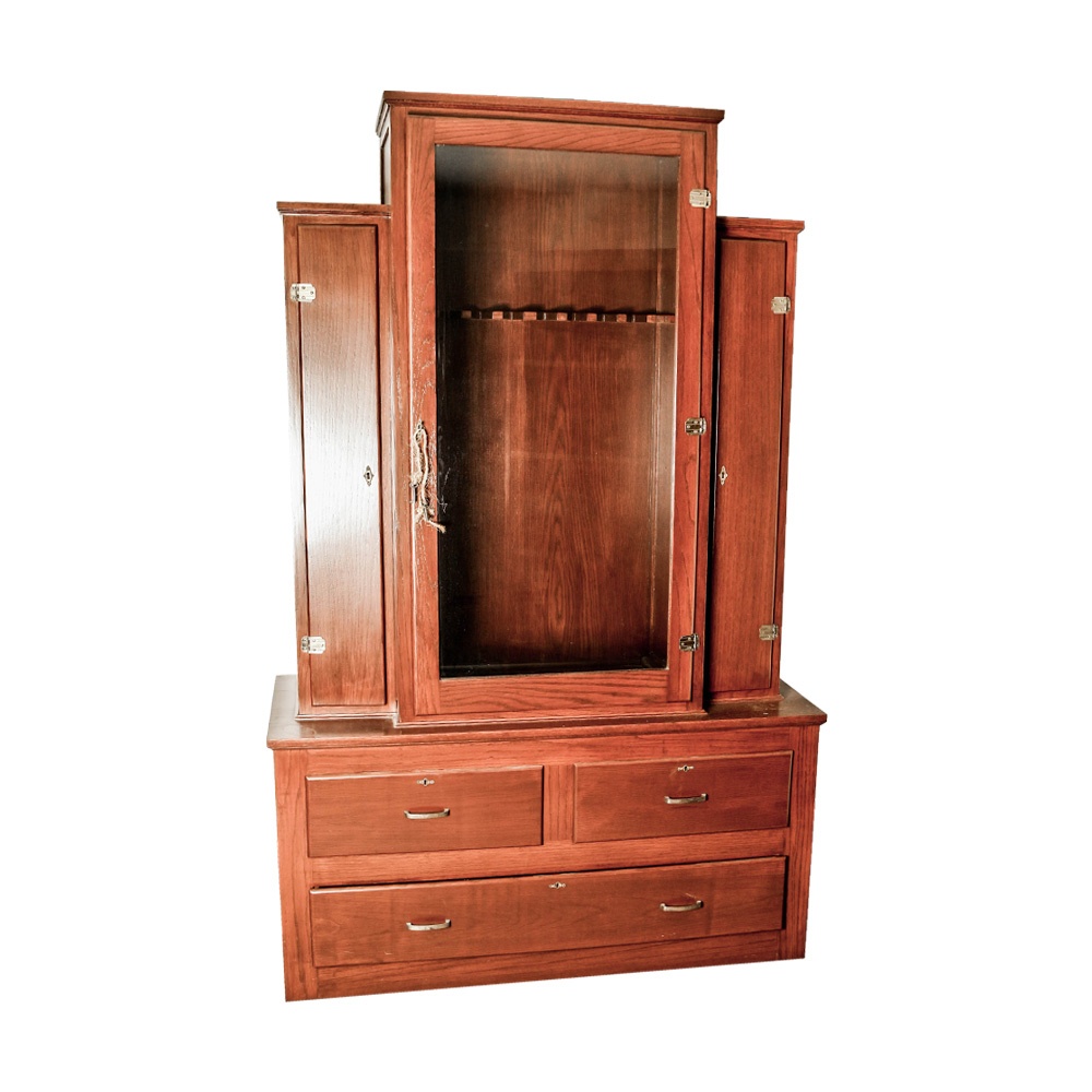 Vintage Gun Cabinet Ebth
