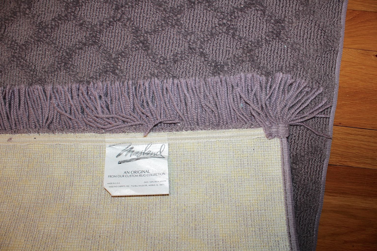 Custom Masland Spun Nylon Area Rug EBTH