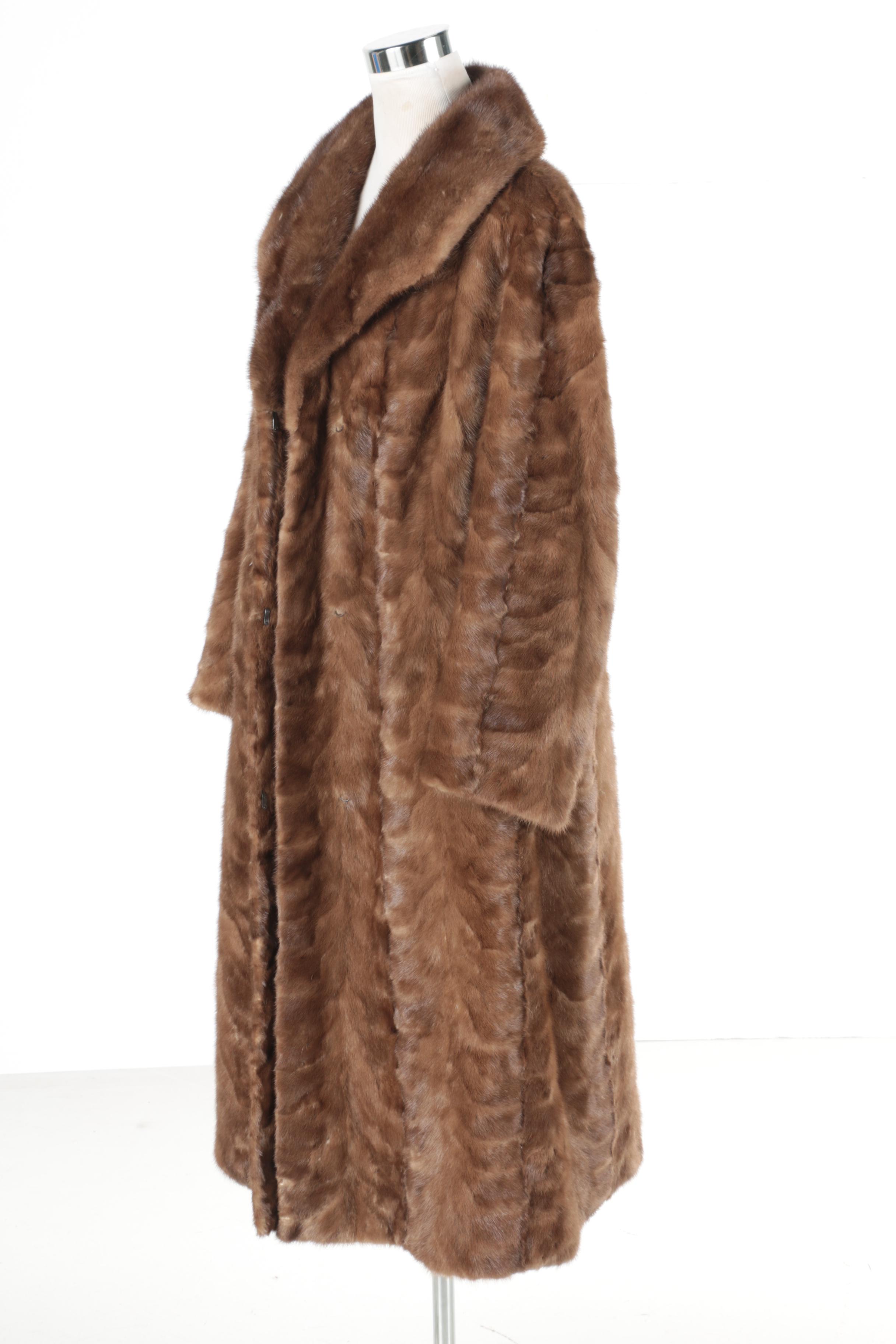 Vintage Women's Full Length Mink Fur Coat EBTH