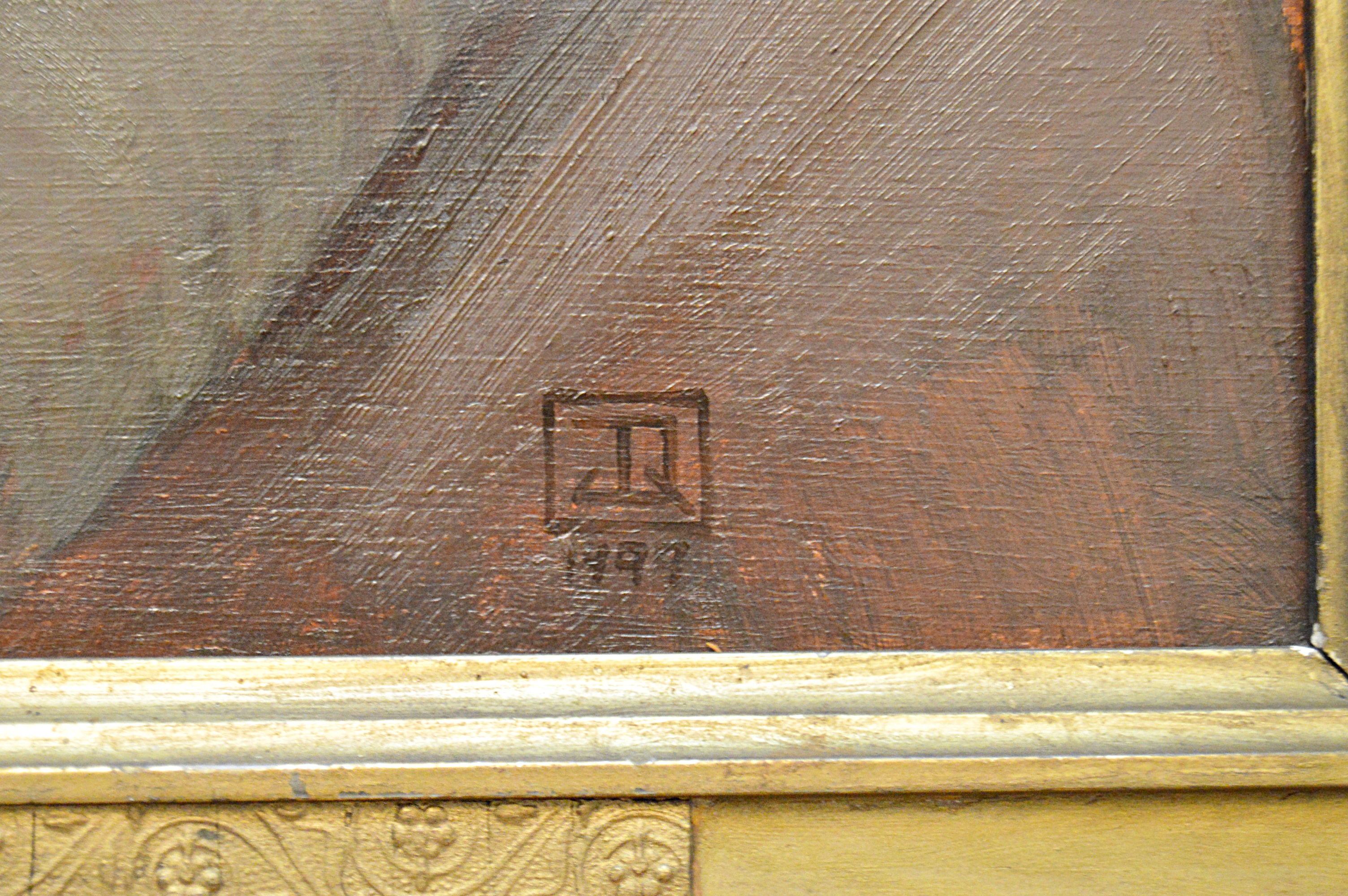 Jonathan Queen Original Oil on Canvas EBTH