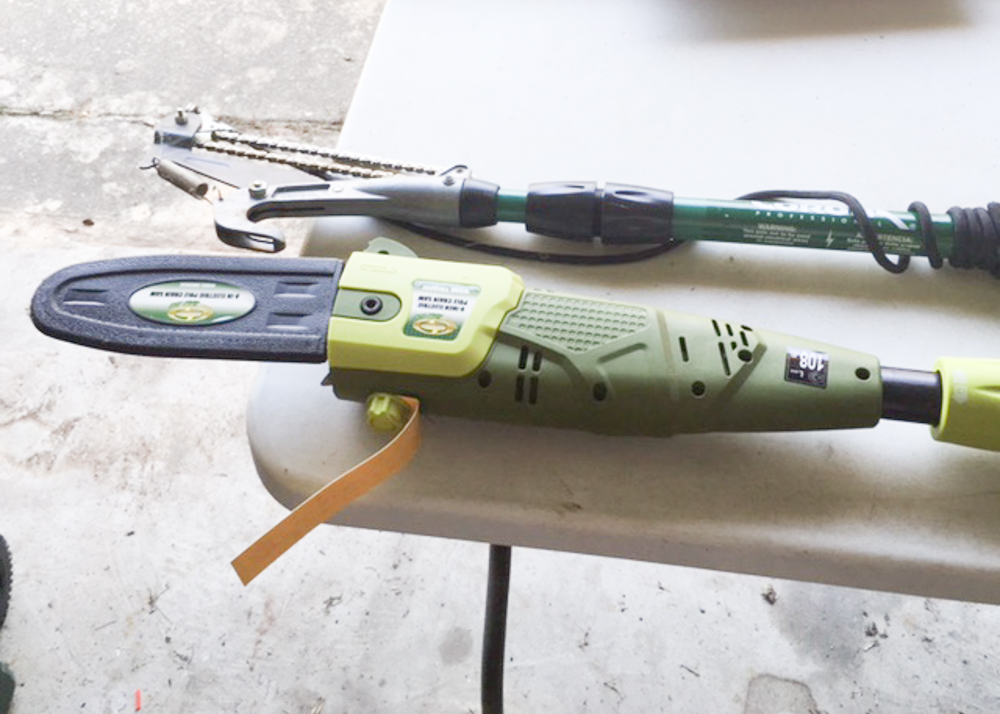 Extension Pole Chain Saw, Extension Tree Trimmer & Assortment of Lawn