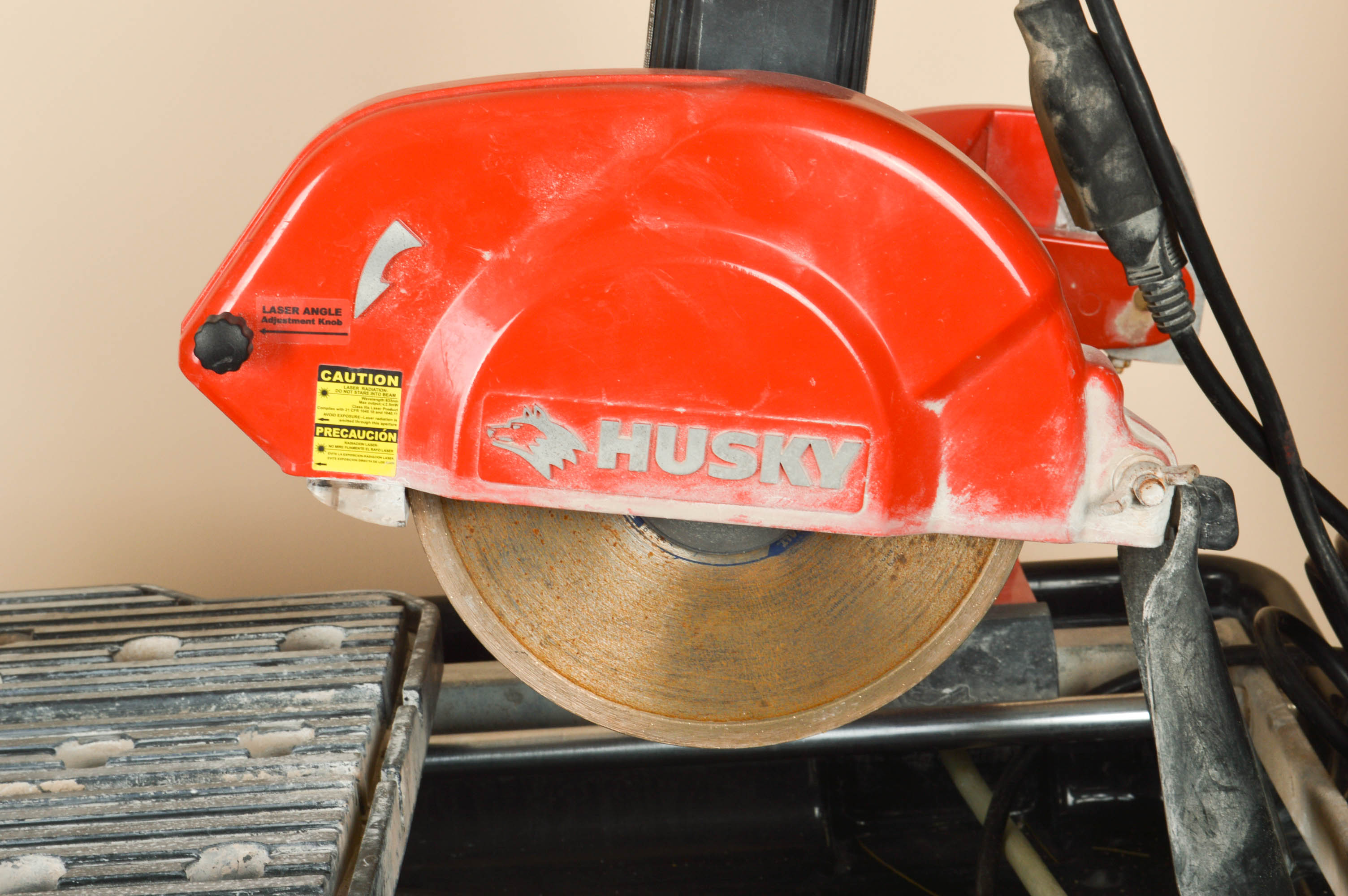 Husky Tile Saw With Tray and Stand EBTH