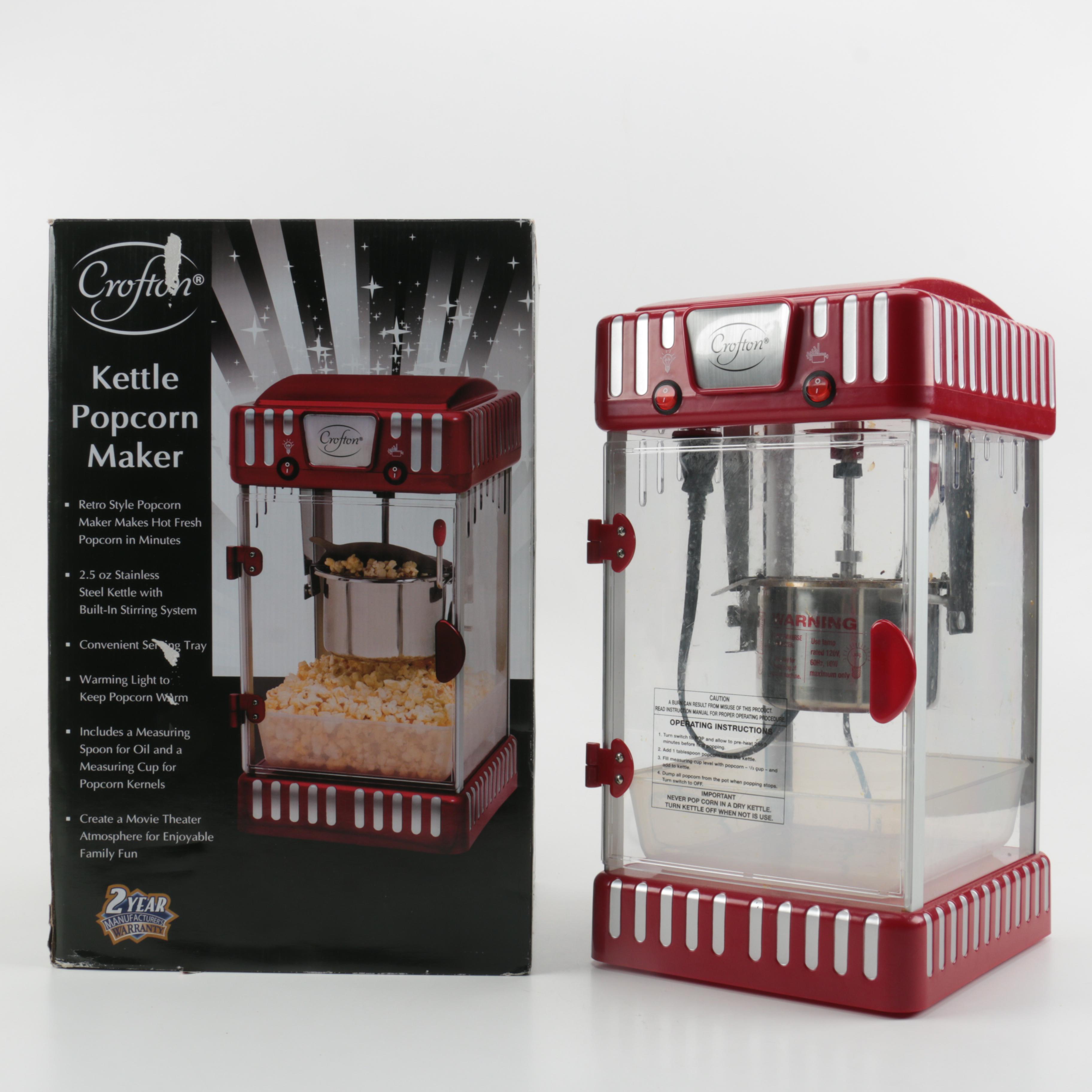 crofton kettle popcorn maker