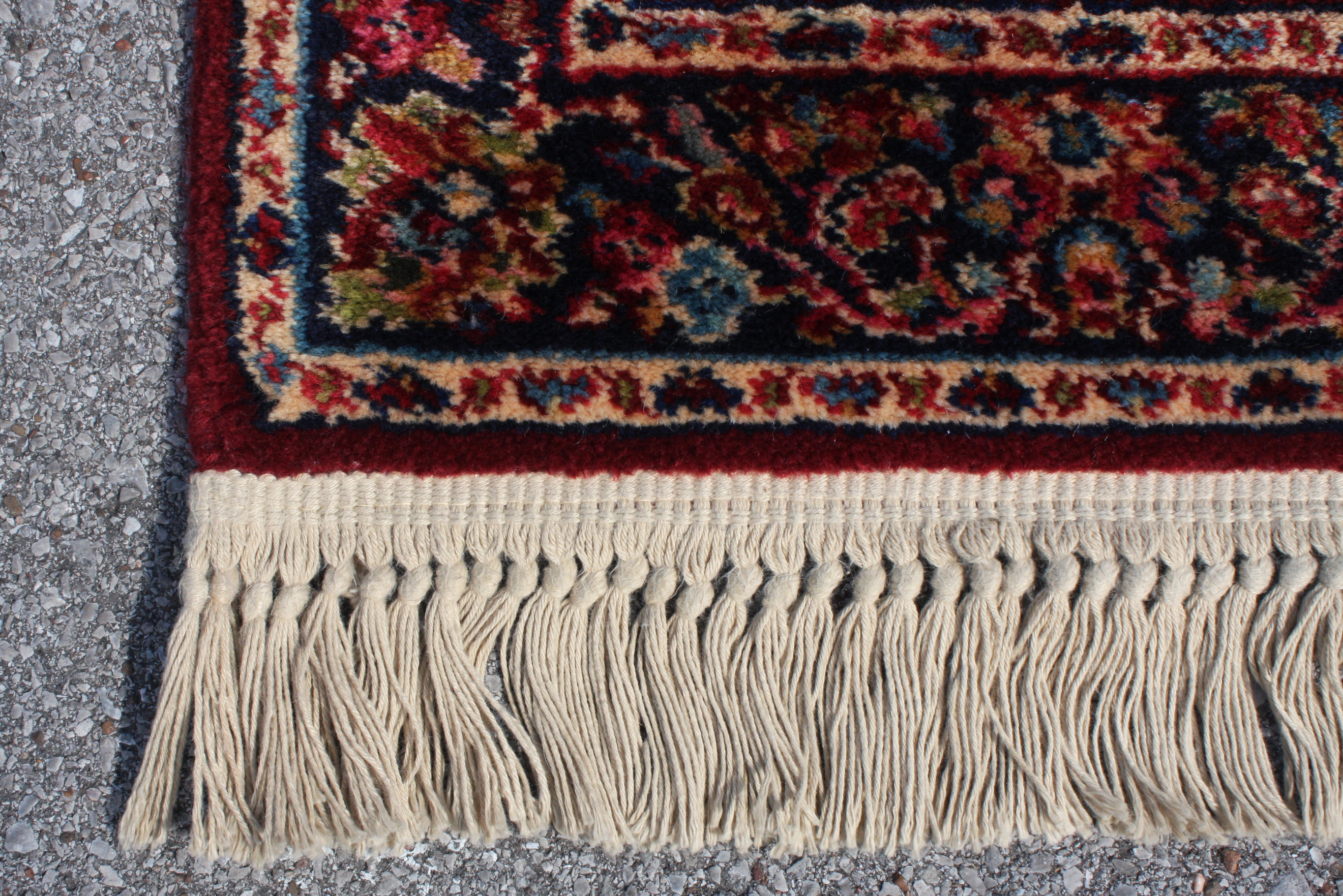 Karastan "Red Sarouk" Wool Carpet Runner EBTH