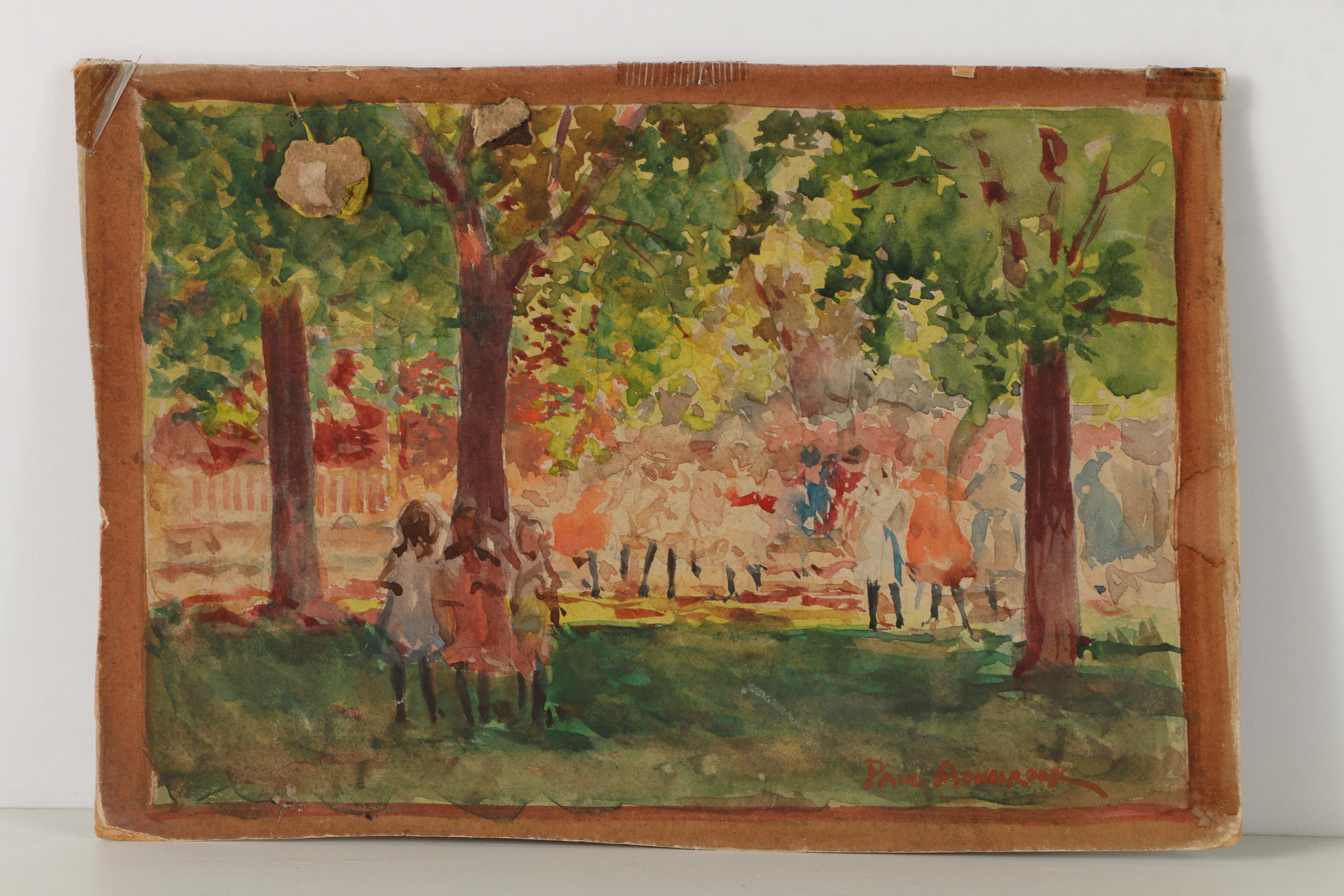 Collection of Paul Ashbrook and Panayiota Watercolor ...