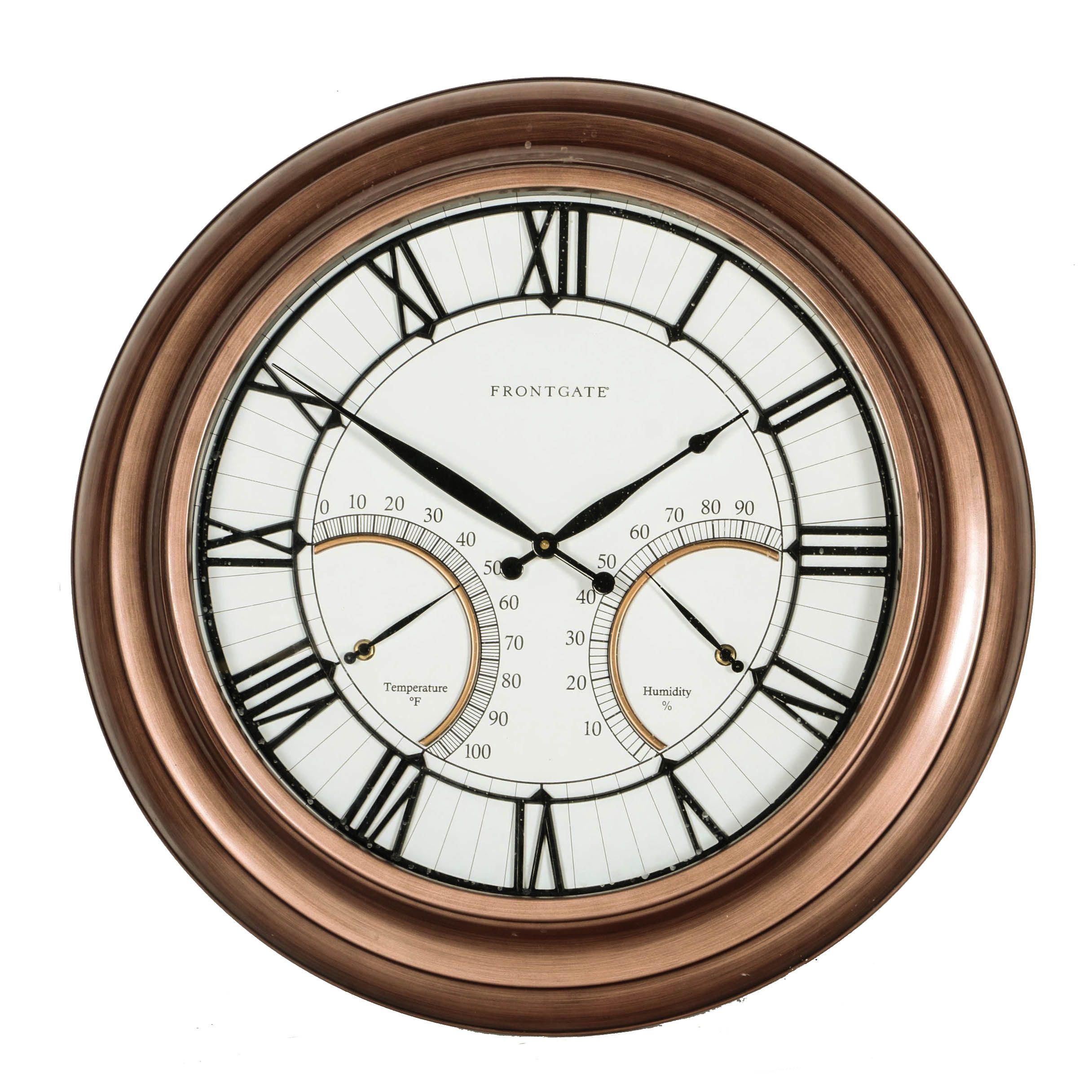 Frontgate Weather Station Wall Clock EBTH