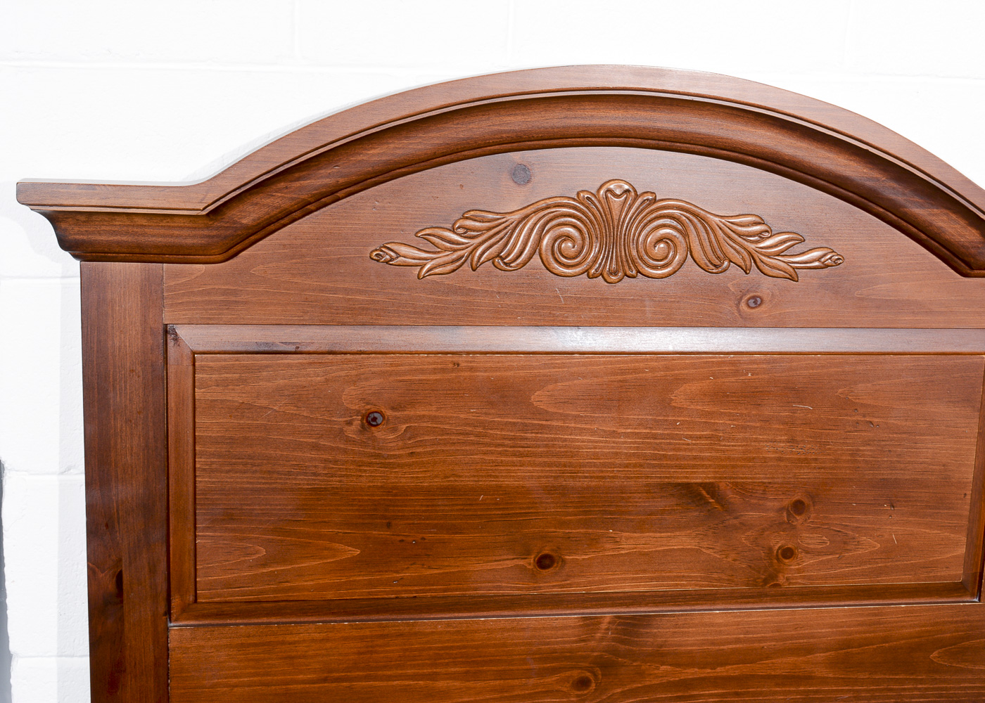 Pine King Size Headboard and Bed Frame EBTH