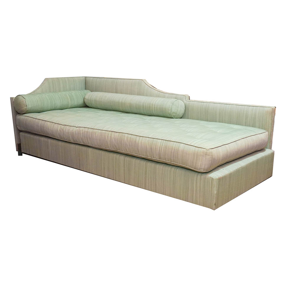 Mid Century Modern Seafoam Green Fainting Couch Ebth