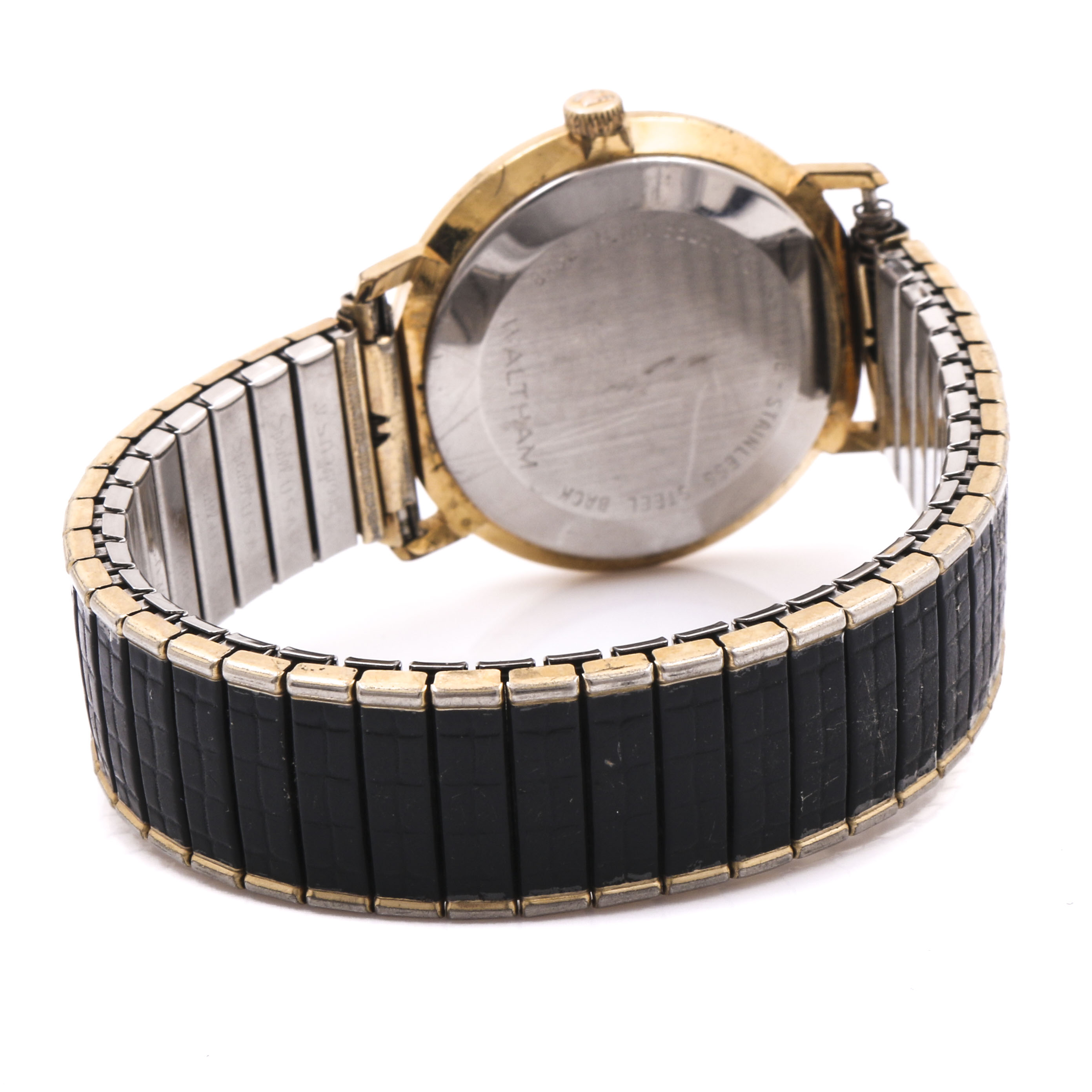 Arriba 91+ Foto Base Metal Bezel Stainless Steel Back Mirada Tensa