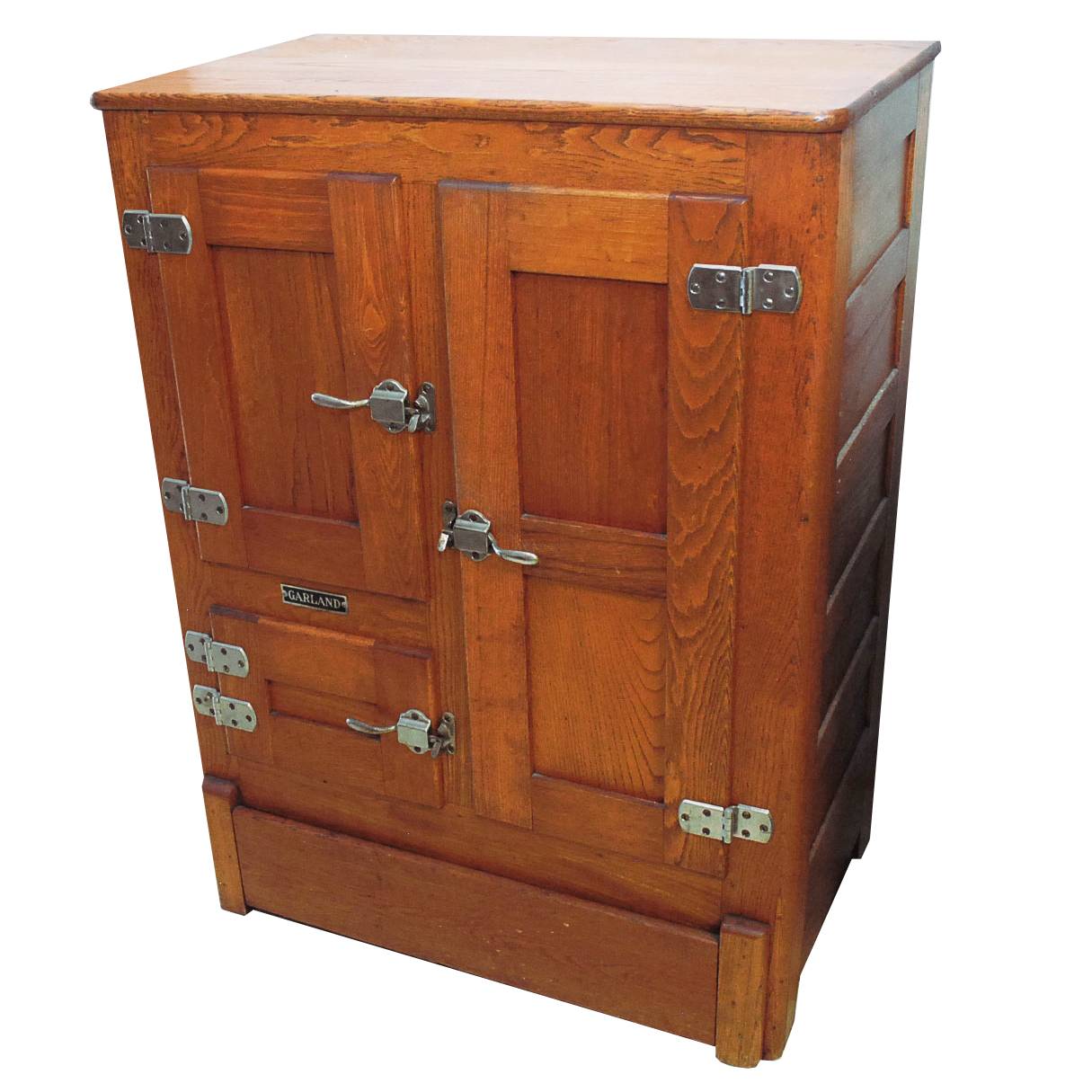 Vintage Oak Ice Box by Garland EBTH
