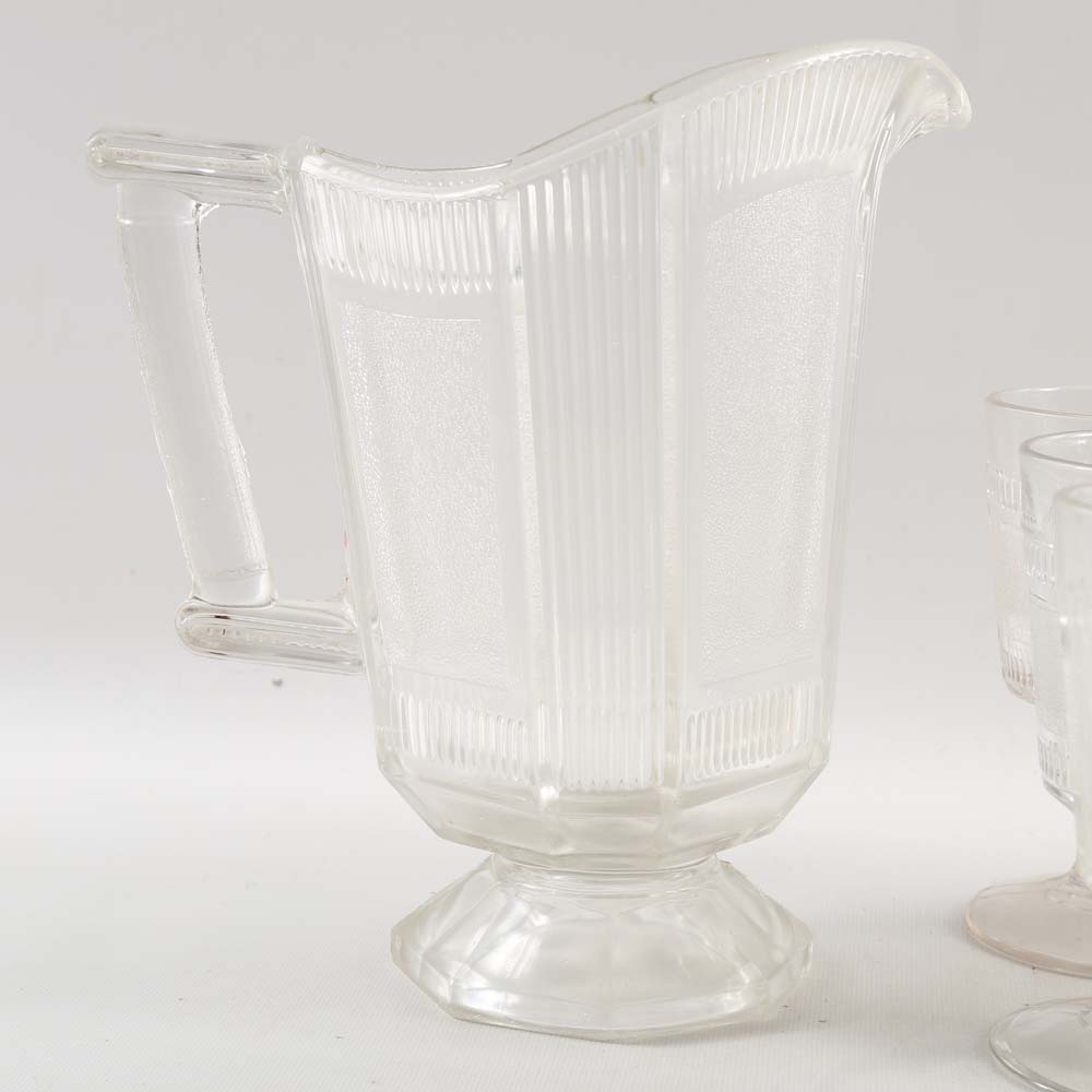 Vintage "Pleat and Panel" Glassware by Bryce EBTH