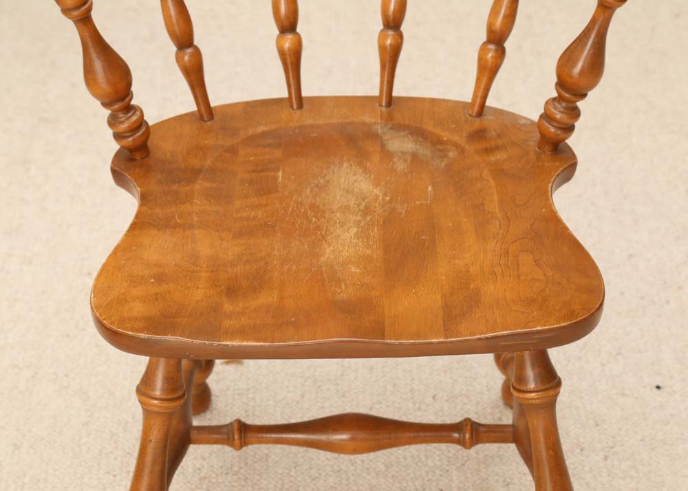 Vintage Ethan Allen "Early American" Captains Chairs EBTH