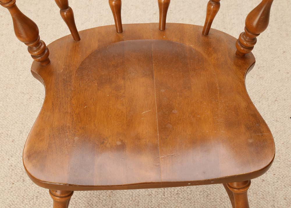 Vintage Ethan Allen "Early American" Captains Chairs EBTH