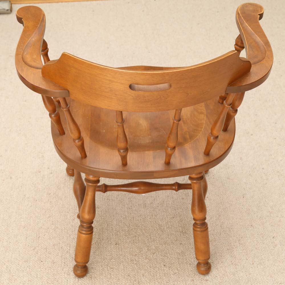 Vintage Ethan Allen "Early American" Captians Chair EBTH