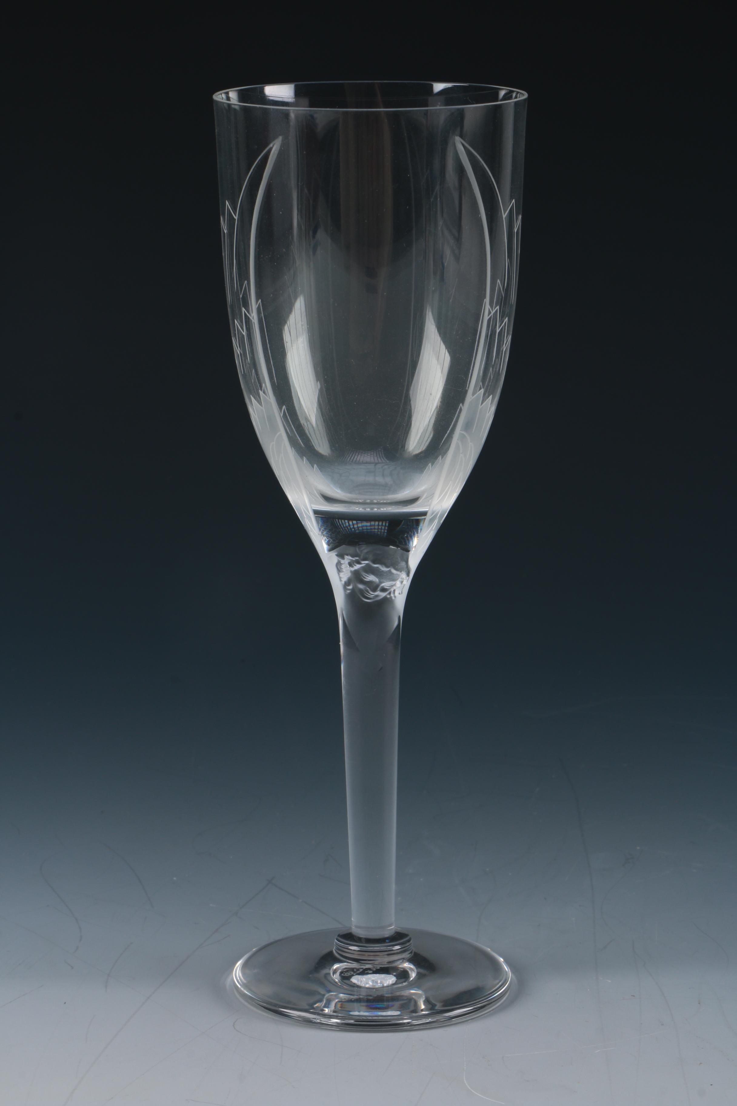 Lalique "Ange" Champagne Flutes EBTH