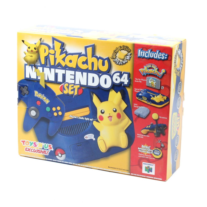 Special Edition Pikachu Nintendo 64 Ebth