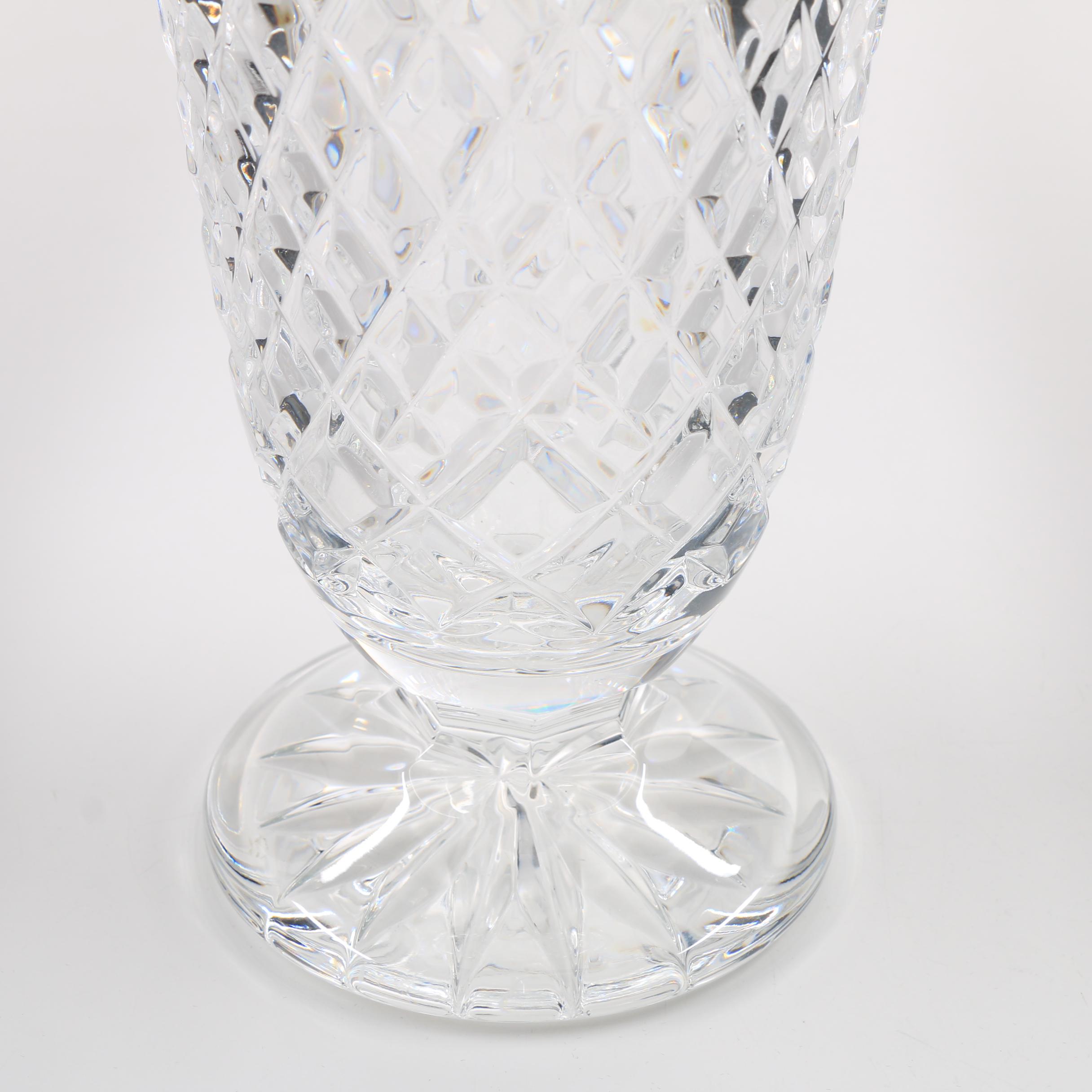 Waterford Crystal Footed Vase EBTH