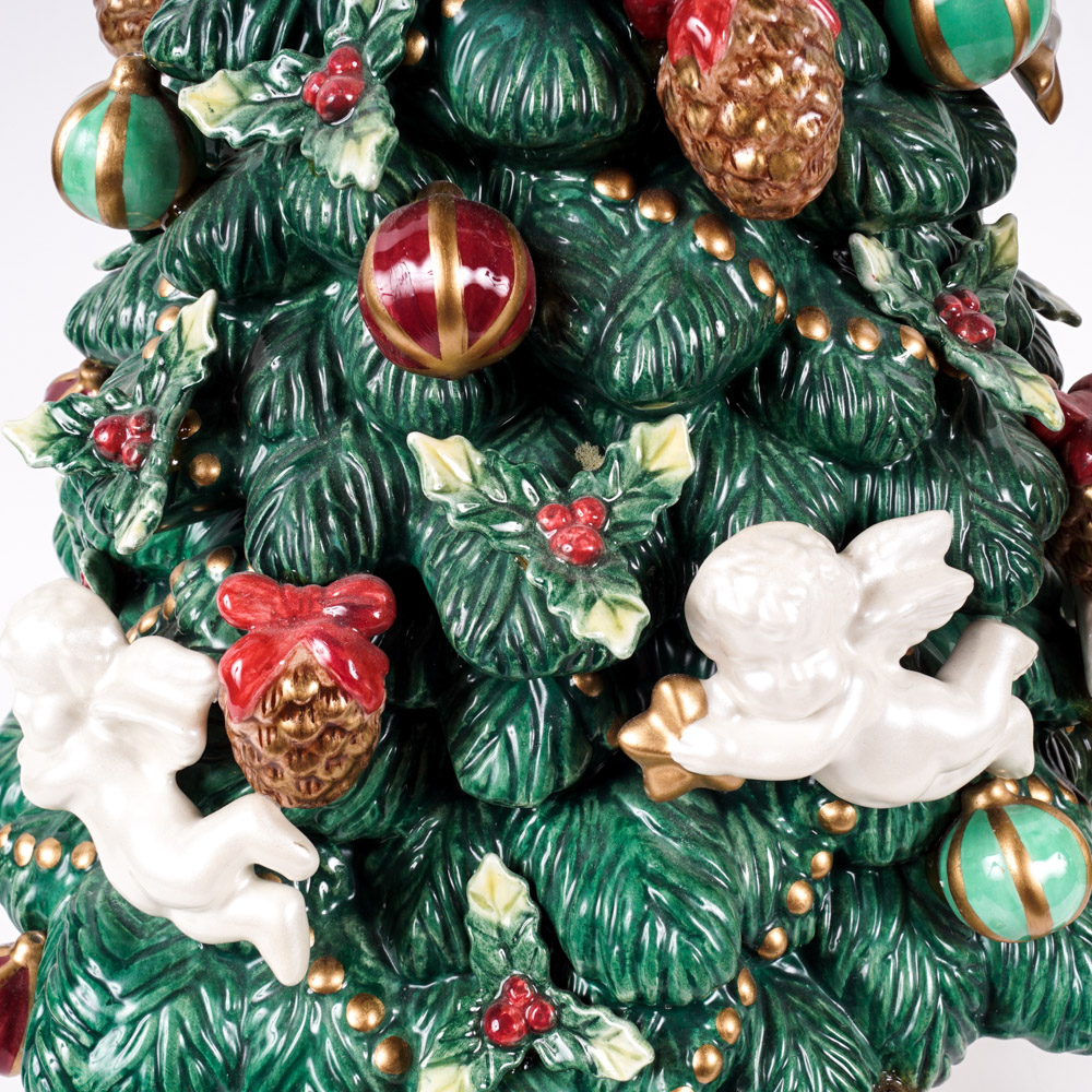 Fitz and Floyd Classics Christmas Tree and Reindeer EBTH