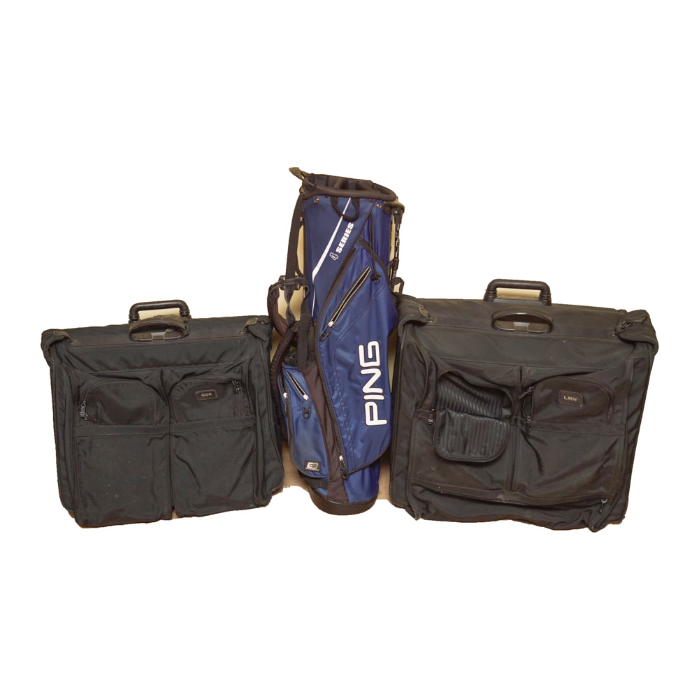 Tumi Luggage and Golf Bag EBTH