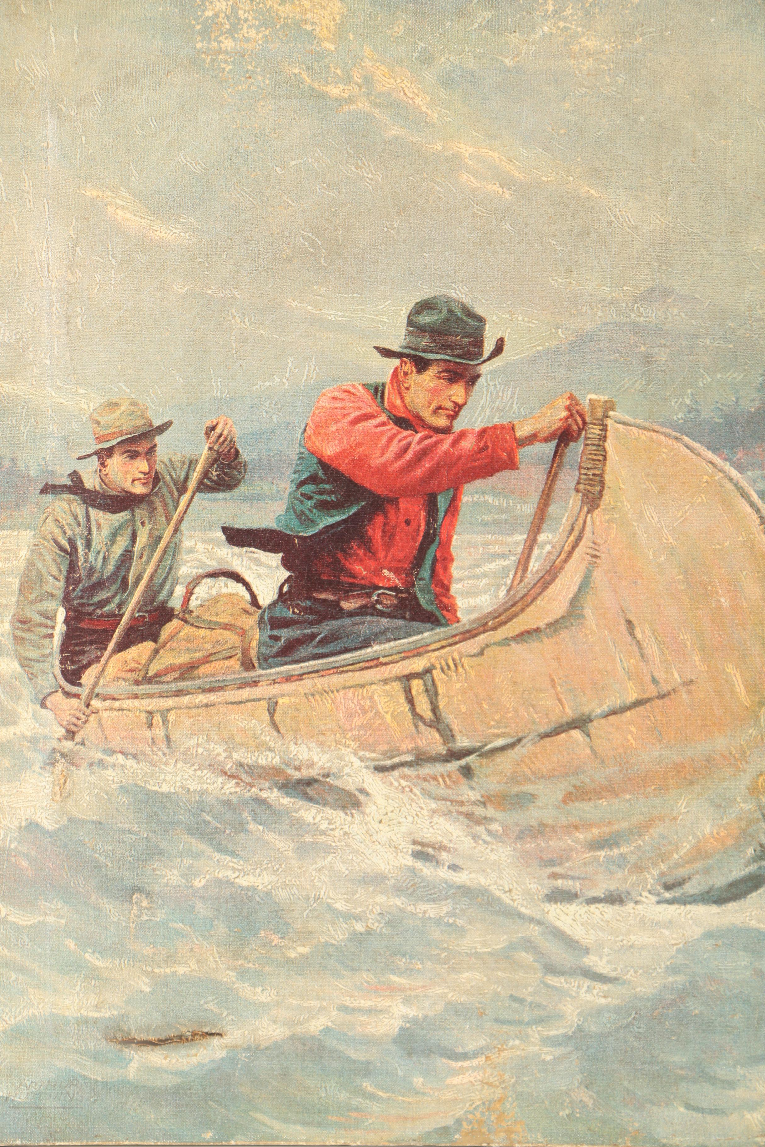 Arthur Hutchins Chromolithograph After Philip Goodwin Painting EBTH