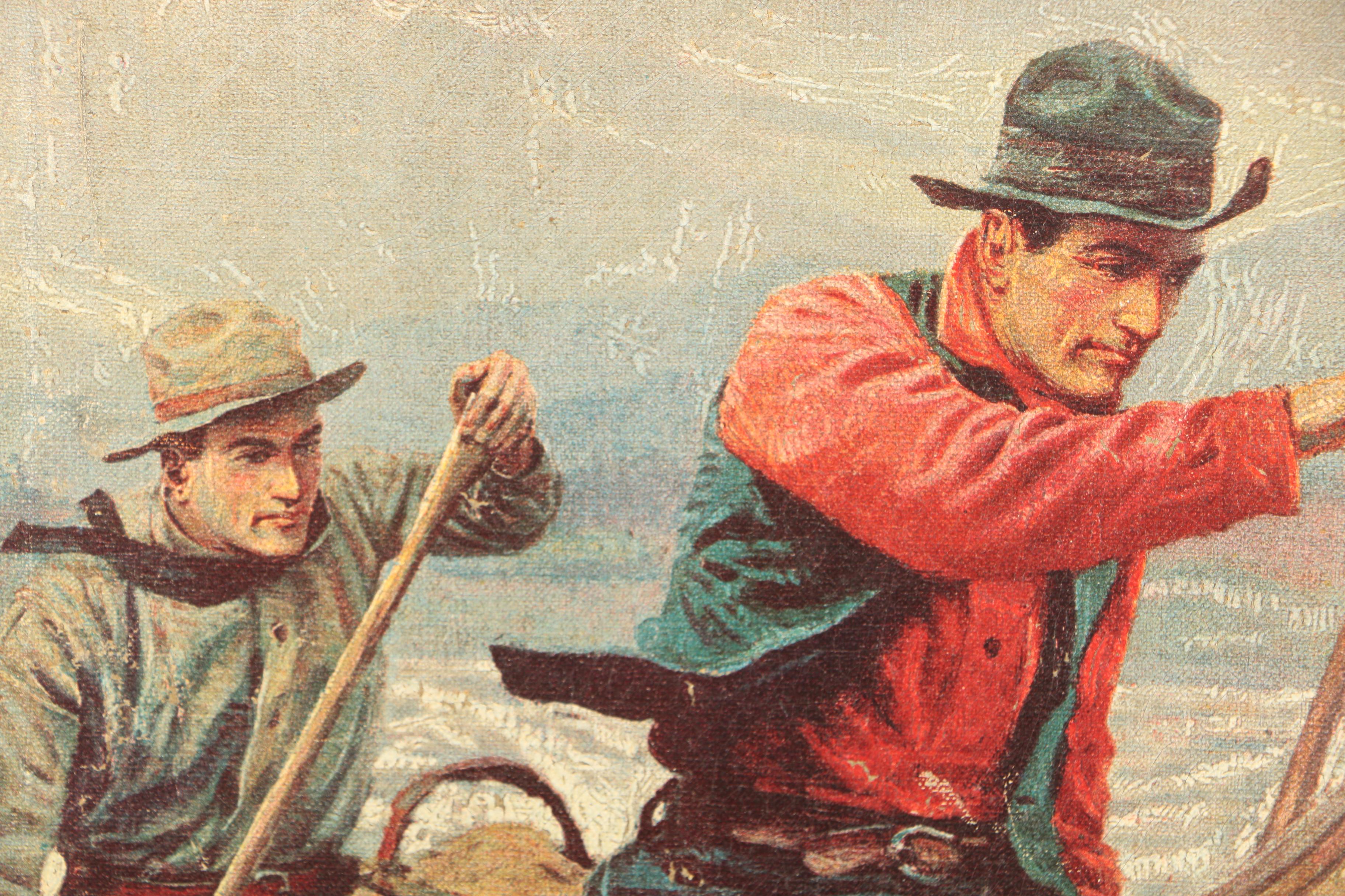 Arthur Hutchins Chromolithograph After Philip Goodwin Painting EBTH