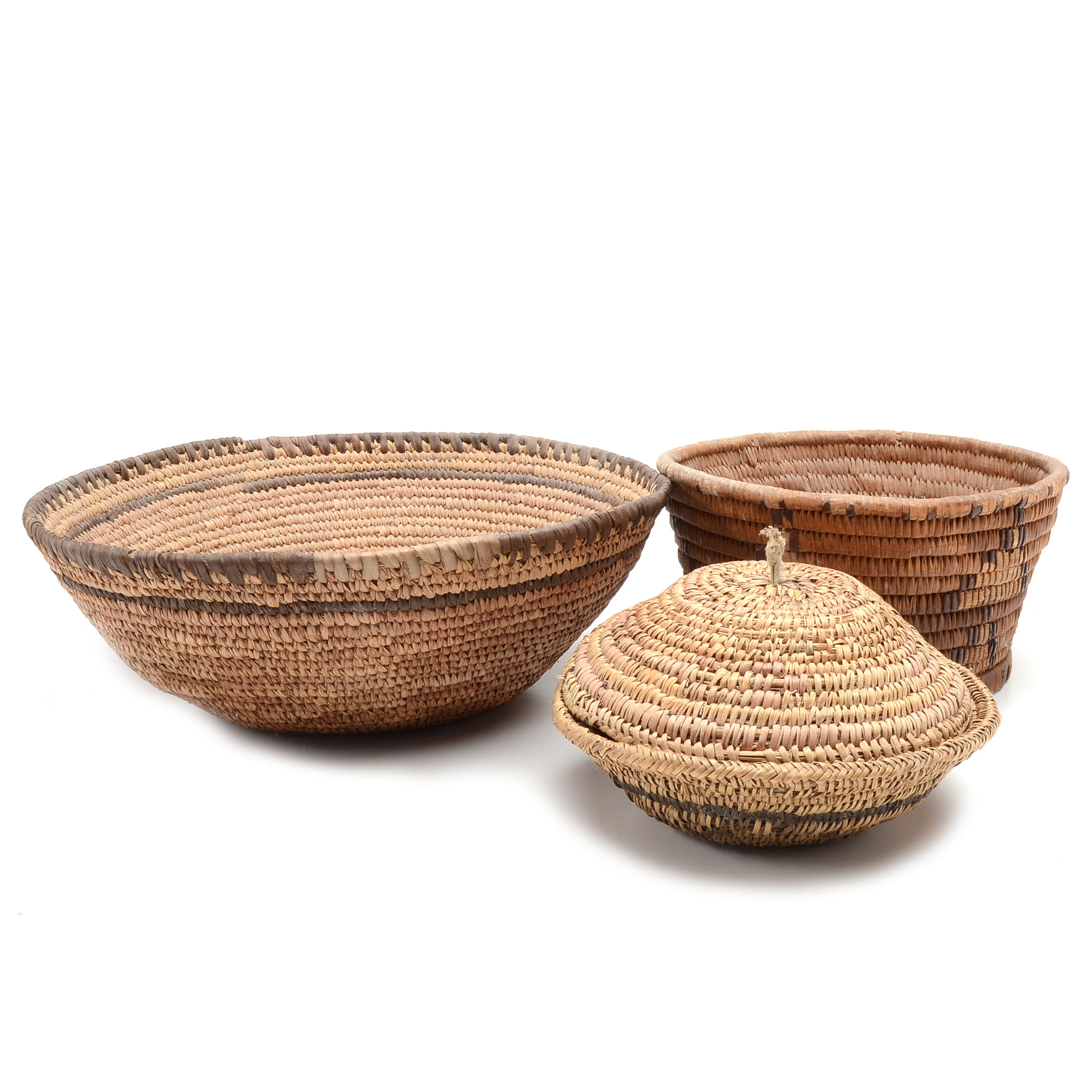 Native American Style Hand Woven Baskets Ebth