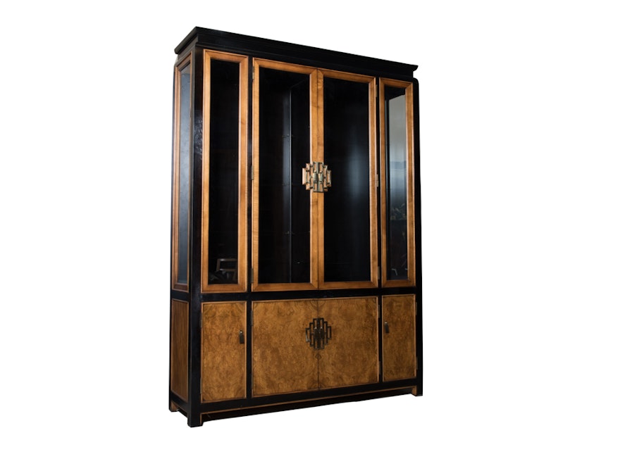 Vintage Asian Inspired China Cabinet By Century Furniture Ebth