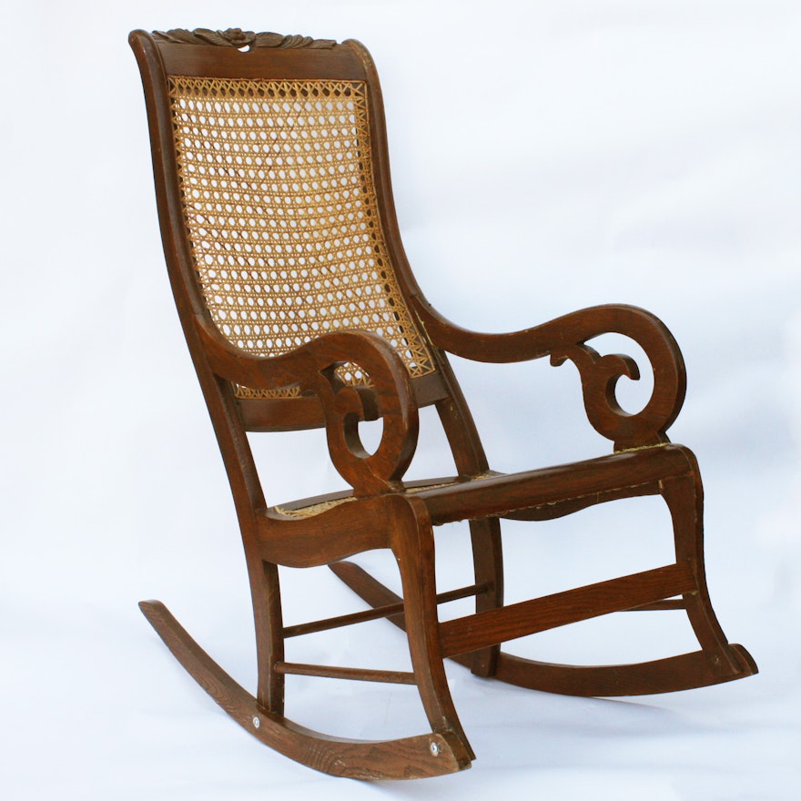 Antique Wicker Rocking Chair Styles - 15 Best of Vintage Wicker Rocking