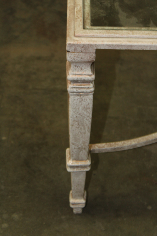 Square Metal Coffee Table With Glass Top EBTH