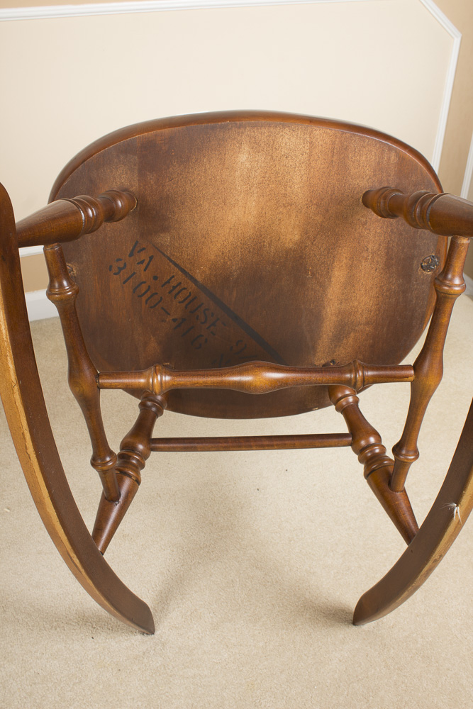 BowBack Windsor Style Rocking Chair by Virginia House Furniture EBTH