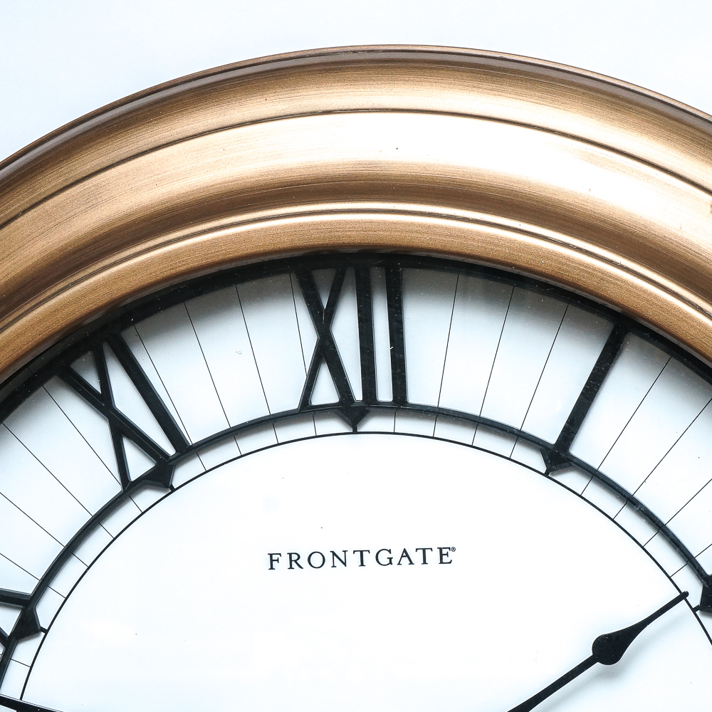 Frontgate Outdoor Clock with Humidity and Temperature Gauge EBTH