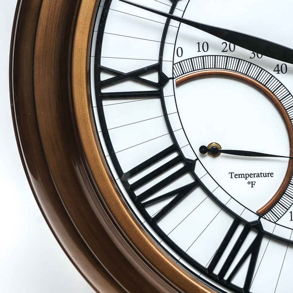 Frontgate Outdoor Clock with Humidity and Temperature Gauge EBTH
