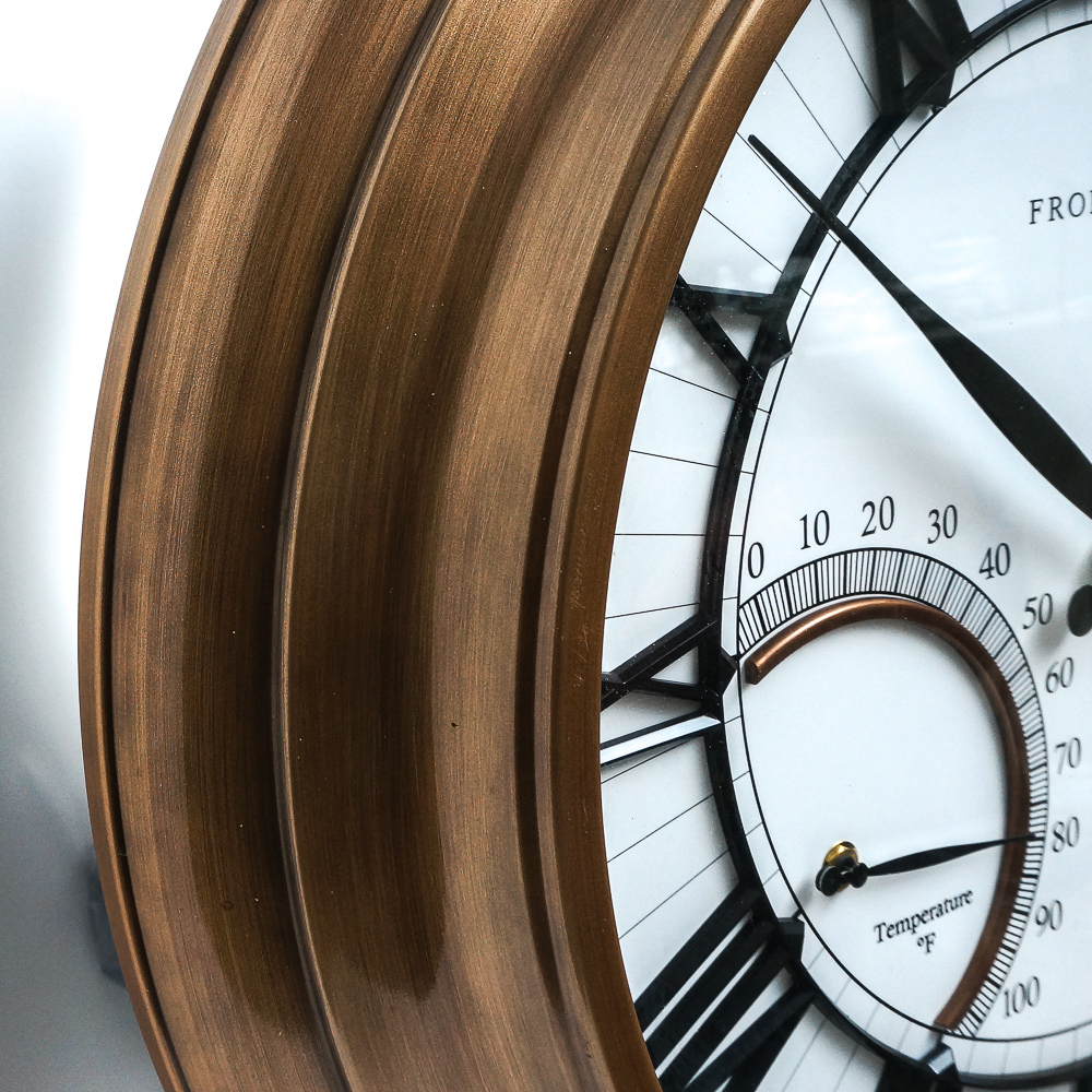 Frontgate Outdoor Clock with Humidity and Temperature Gauge EBTH