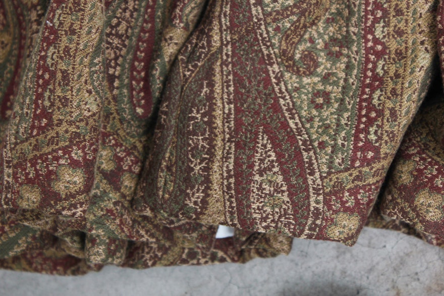 Custom Made Paisley Window Valances | EBTH