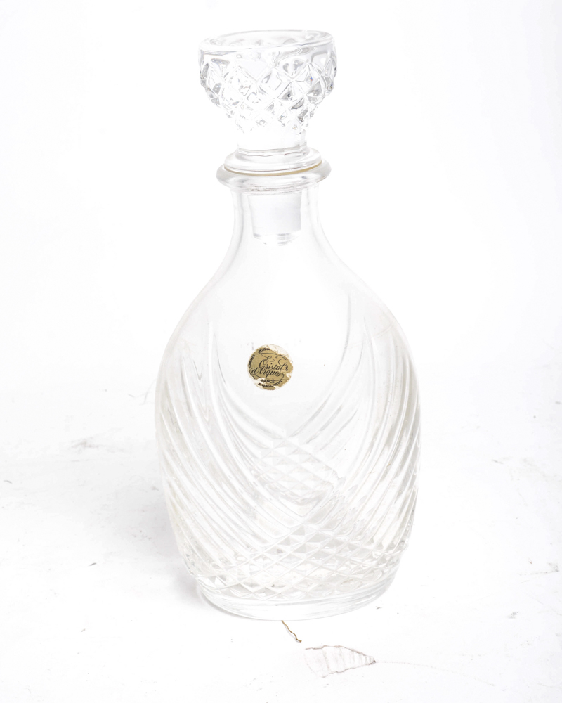 Three Crystal Decanters and One Pitcher EBTH