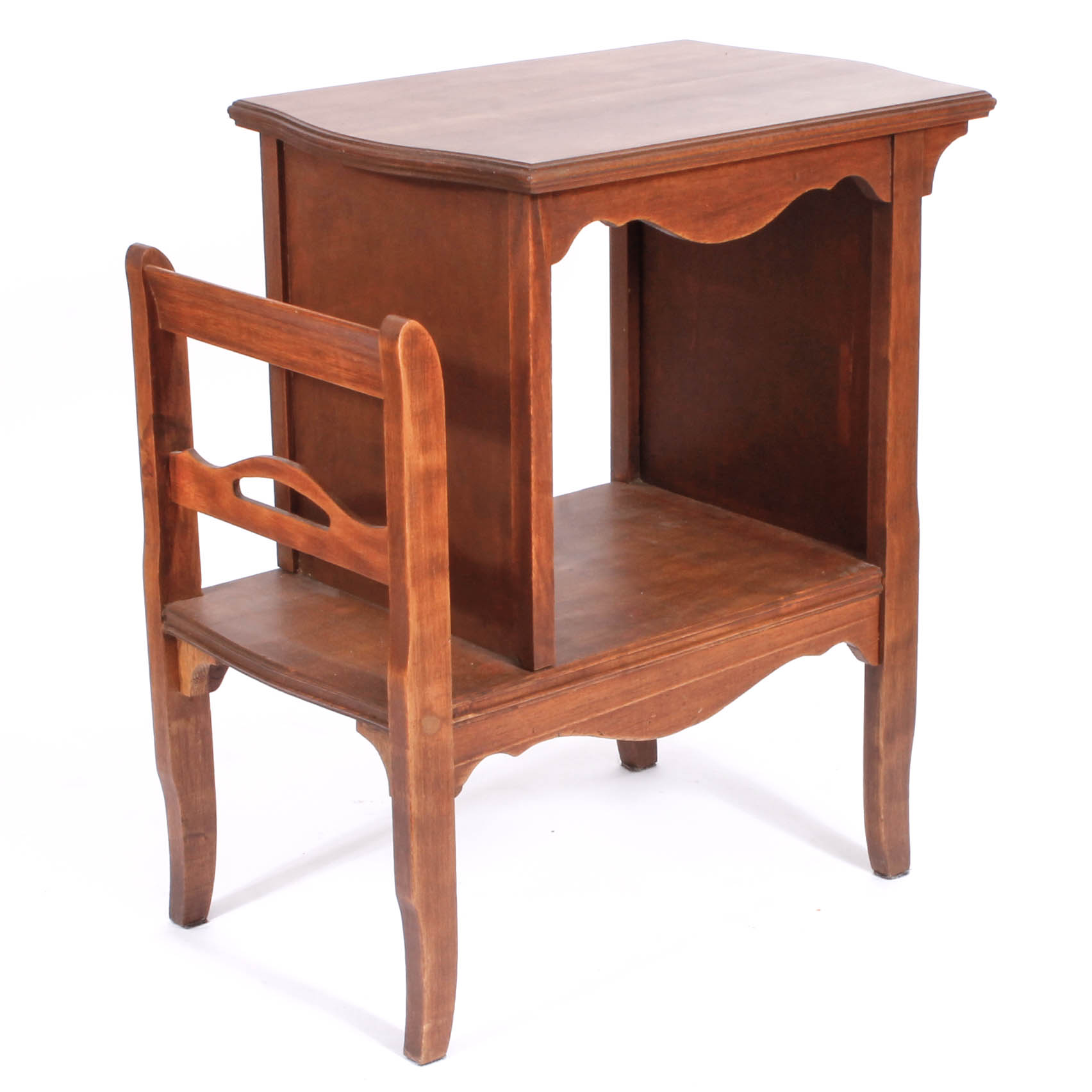 Vintage Wood Telephone Table EBTH