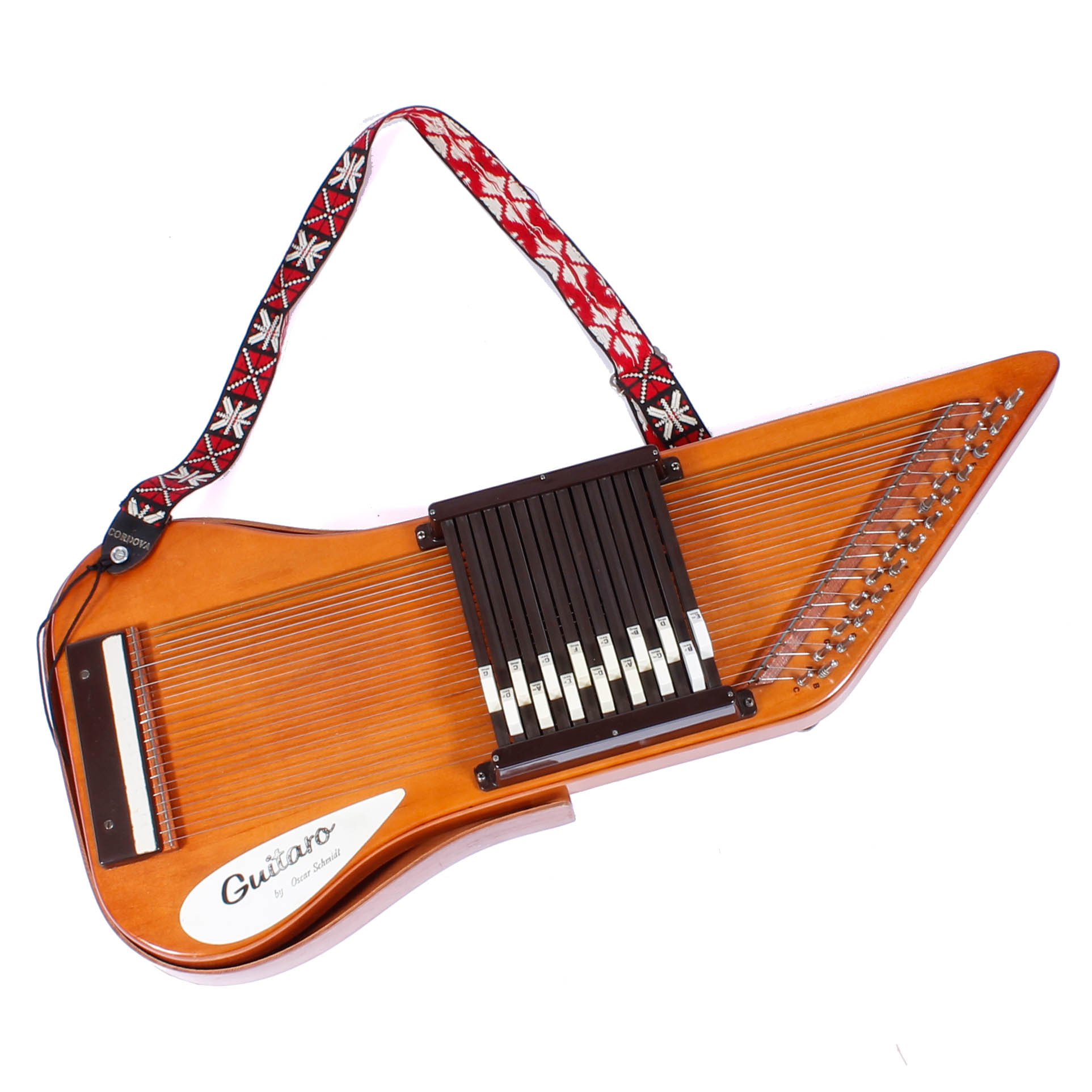 Vintage Oscar Schmidt "Guitaro" Autoharp, Case and Accessories EBTH