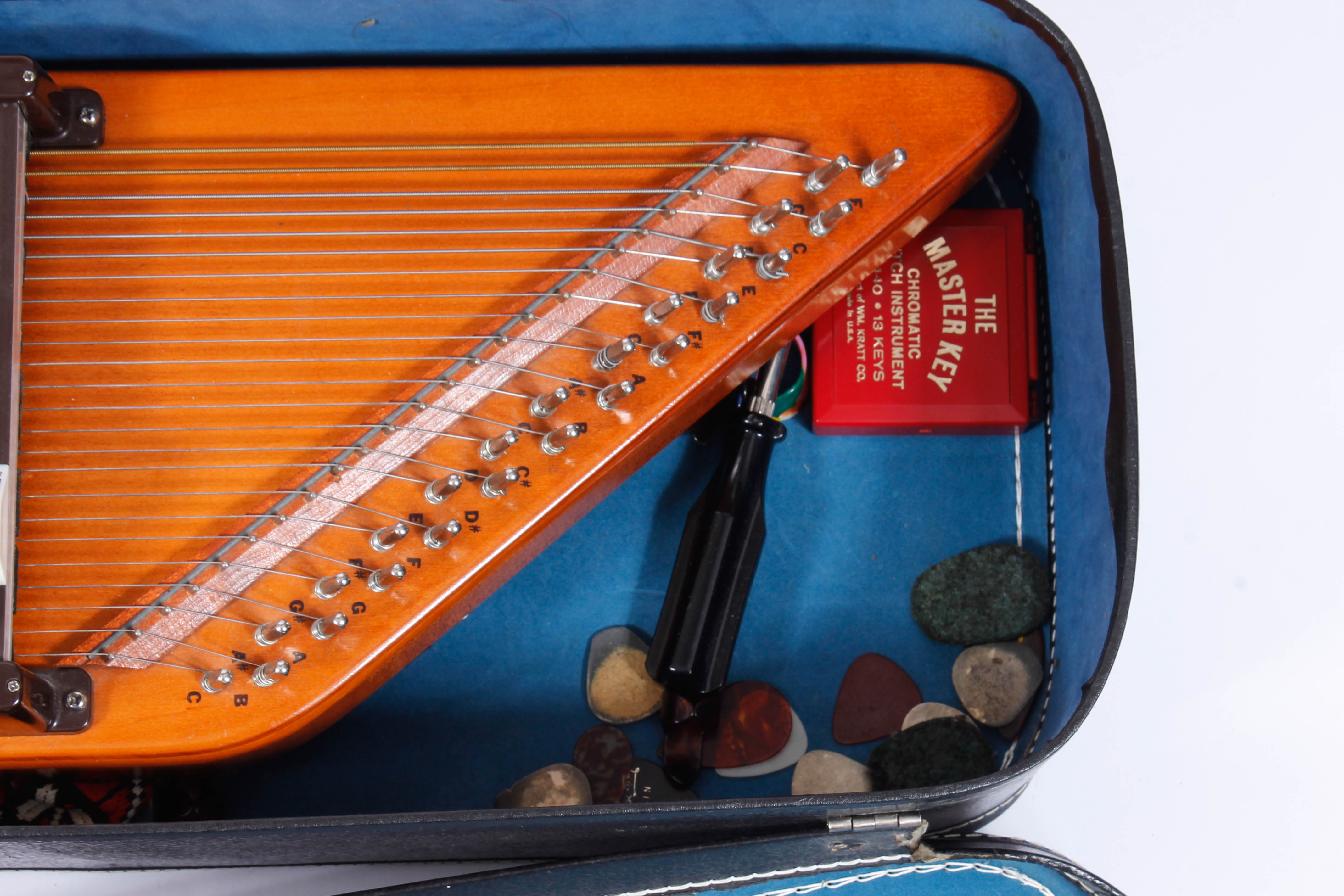 Vintage Oscar Schmidt "Guitaro" Autoharp, Case and Accessories EBTH