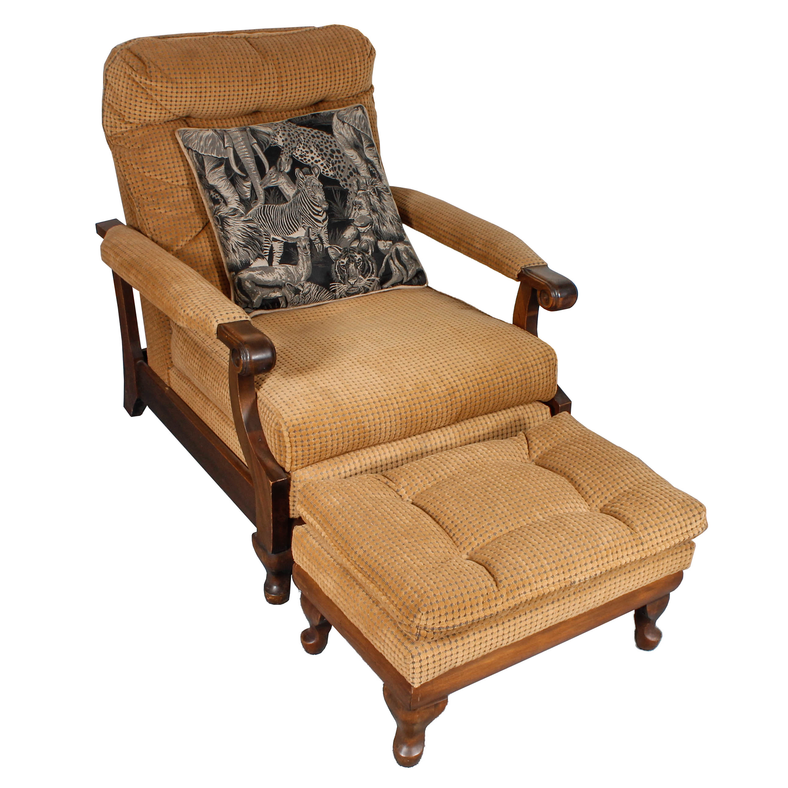 streit slumber chair and footstool