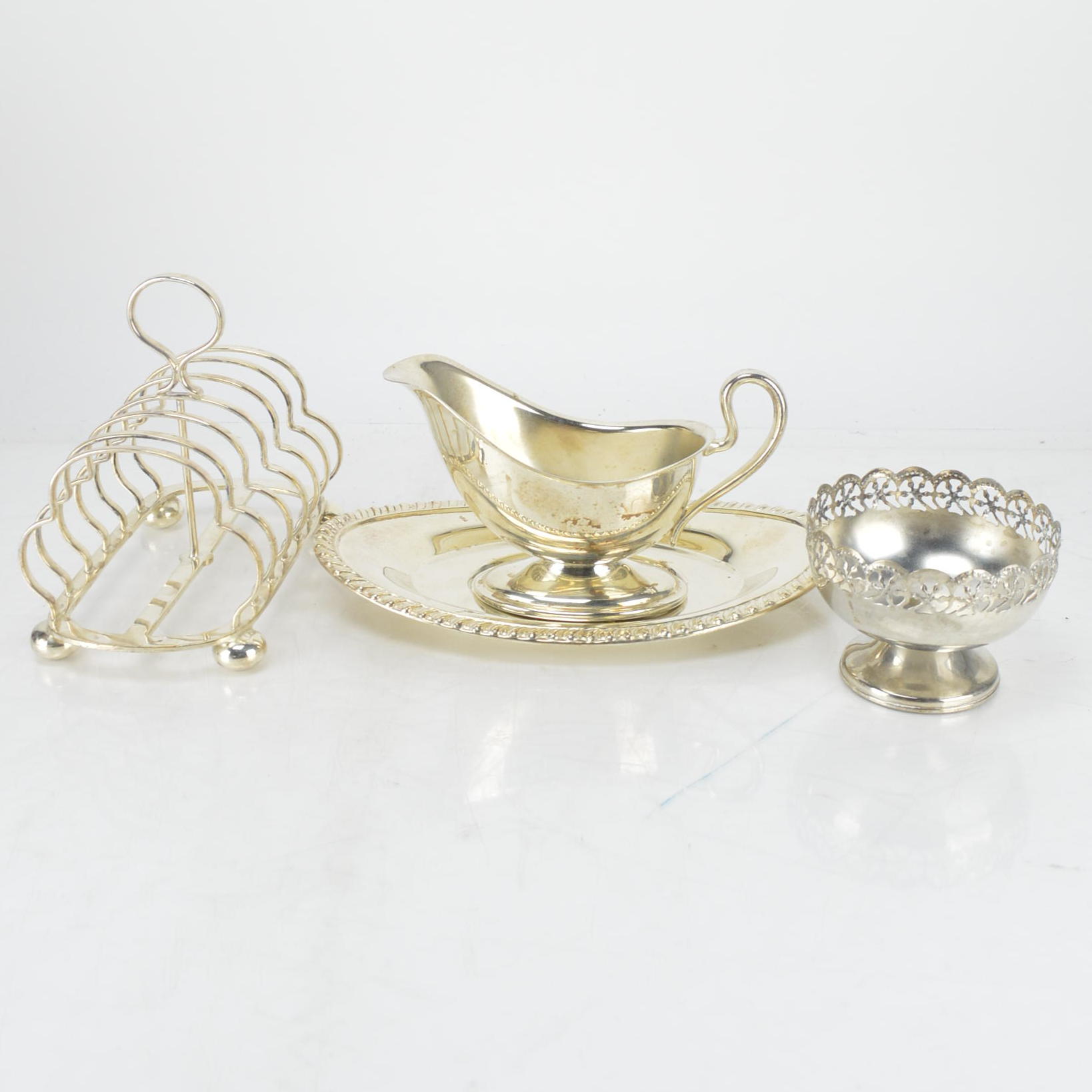 Collection of Silver Plate Serving Pieces EBTH